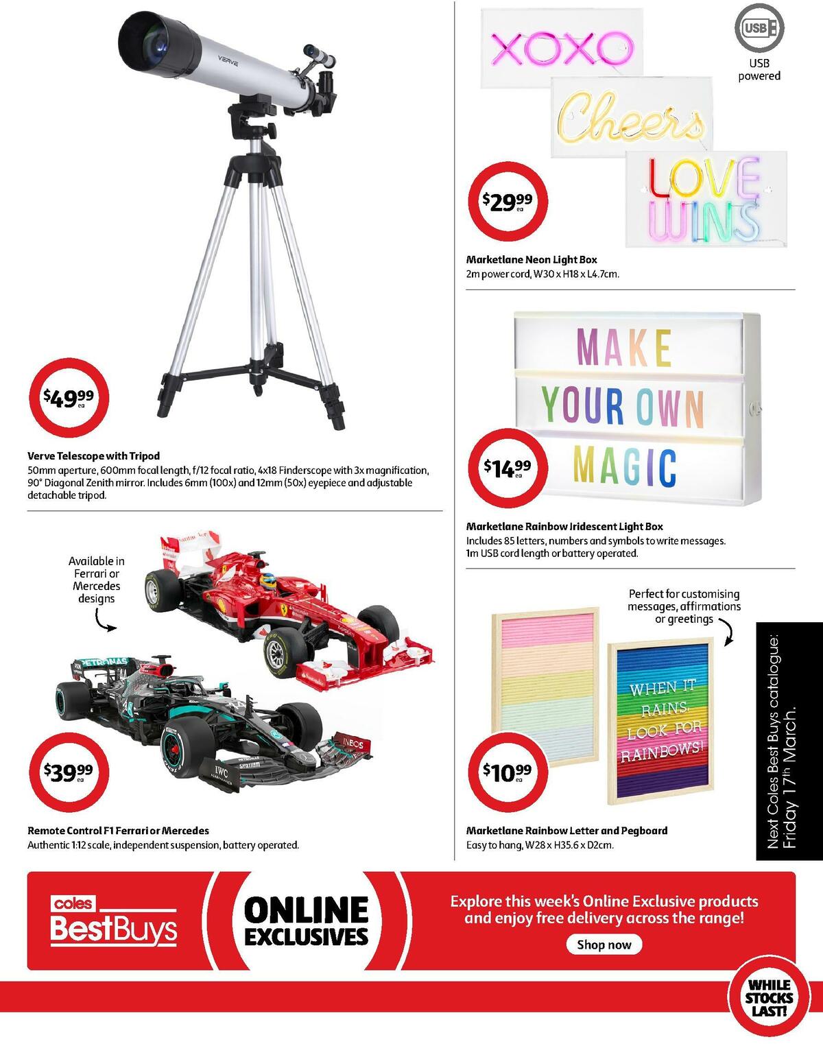 Coles Best Buys - Home Styling Catalogues from 10 March