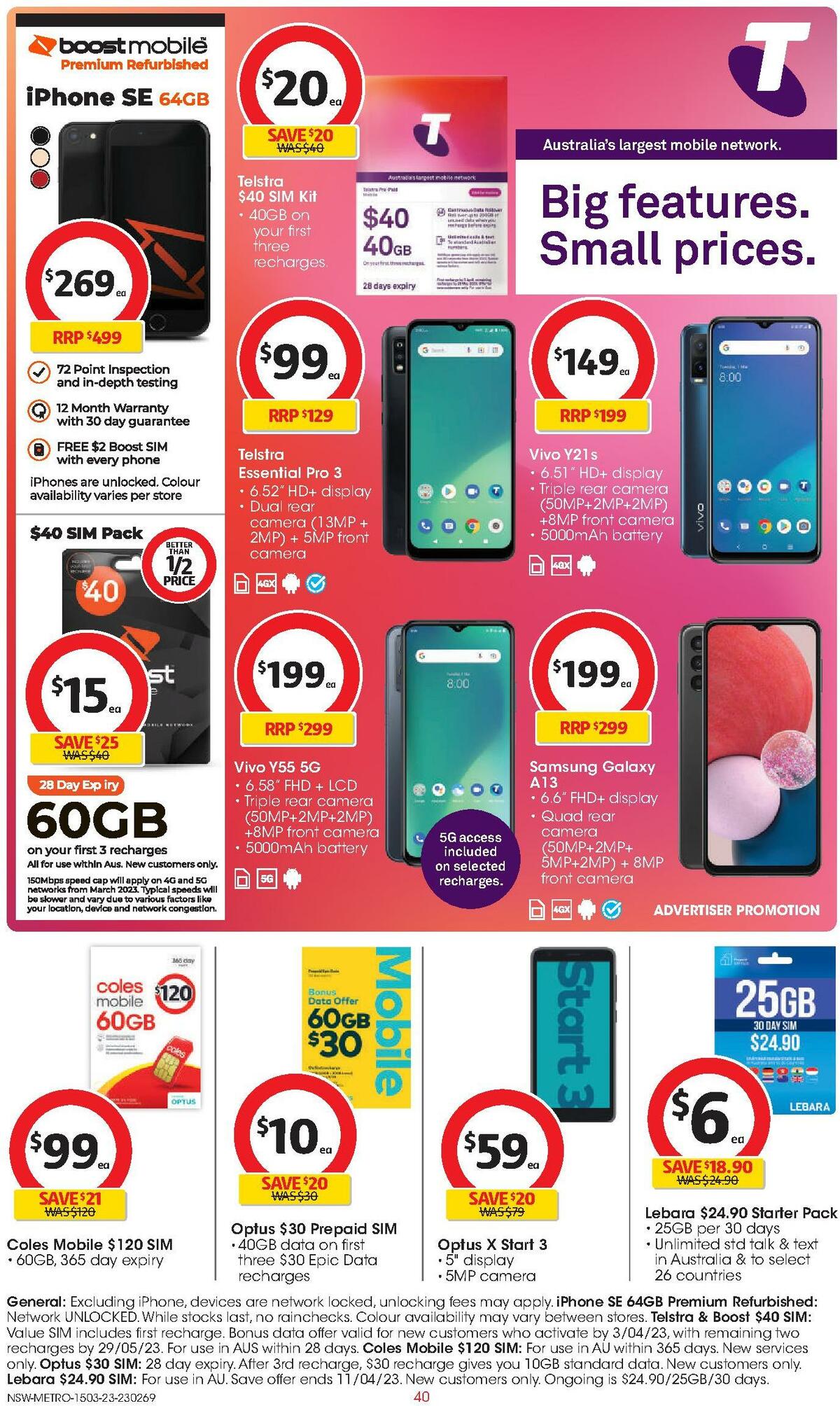 Coles Catalogues from 15 March