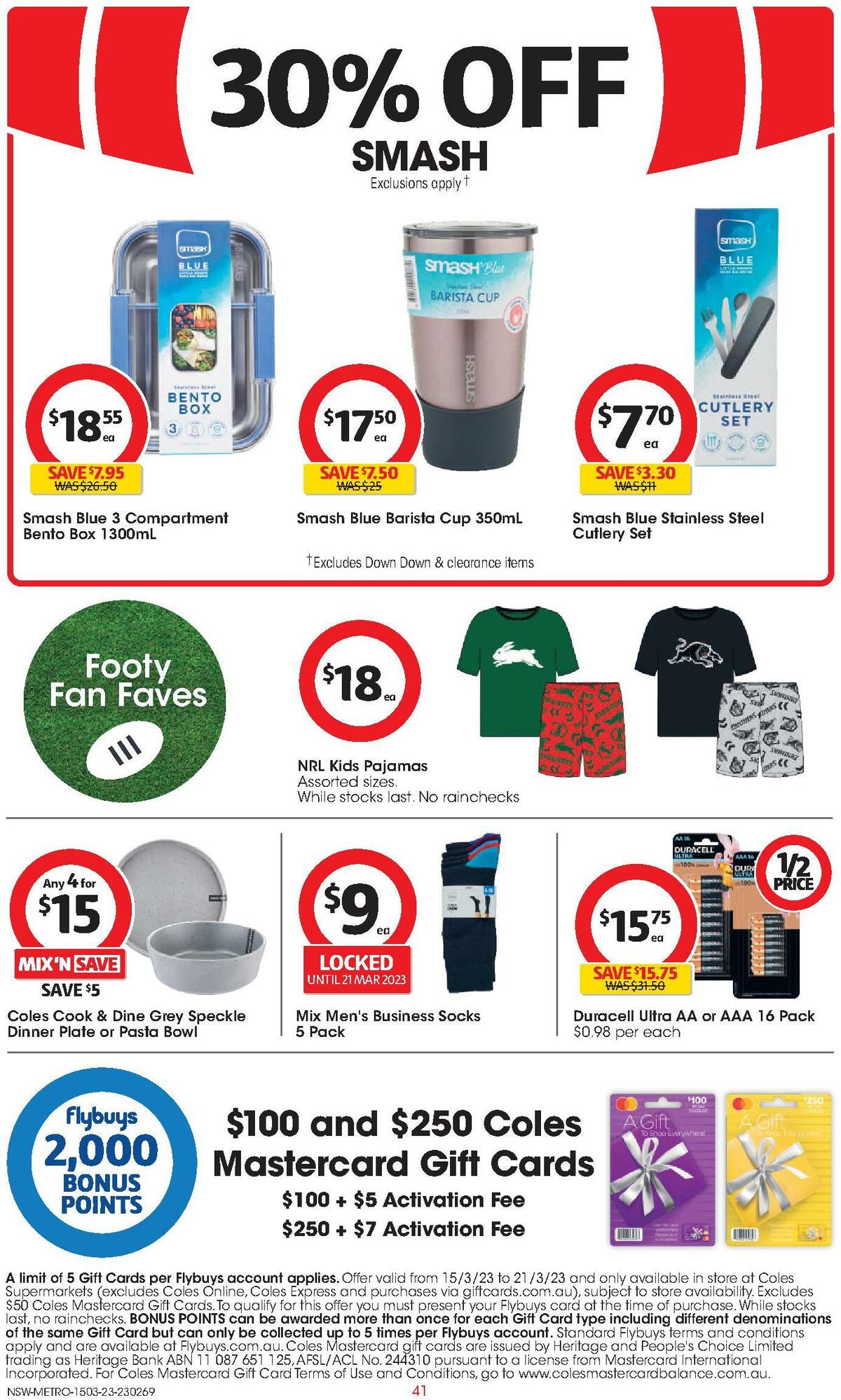 Coles Catalogues from 15 March