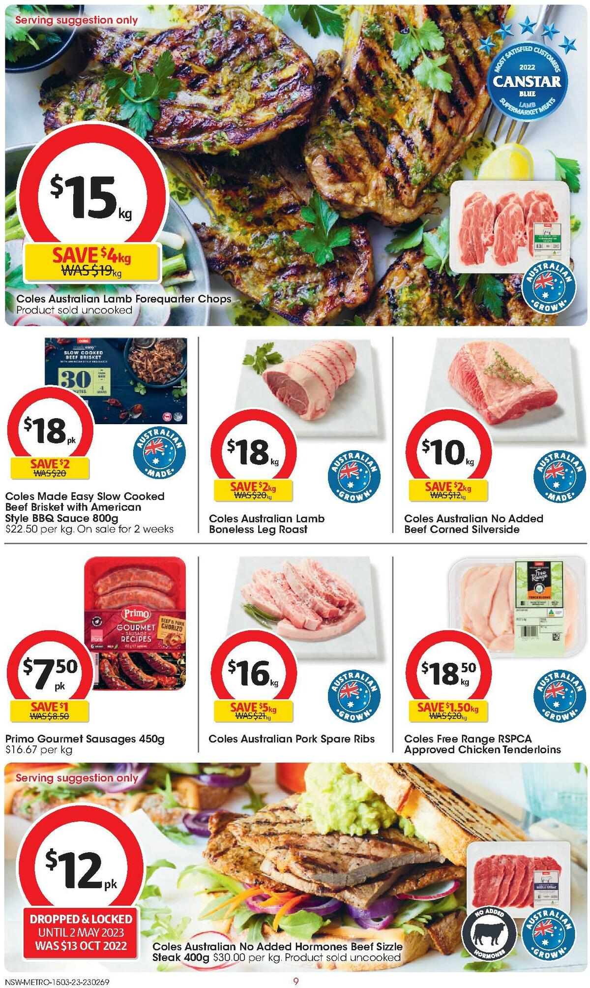 Coles Catalogues from 15 March