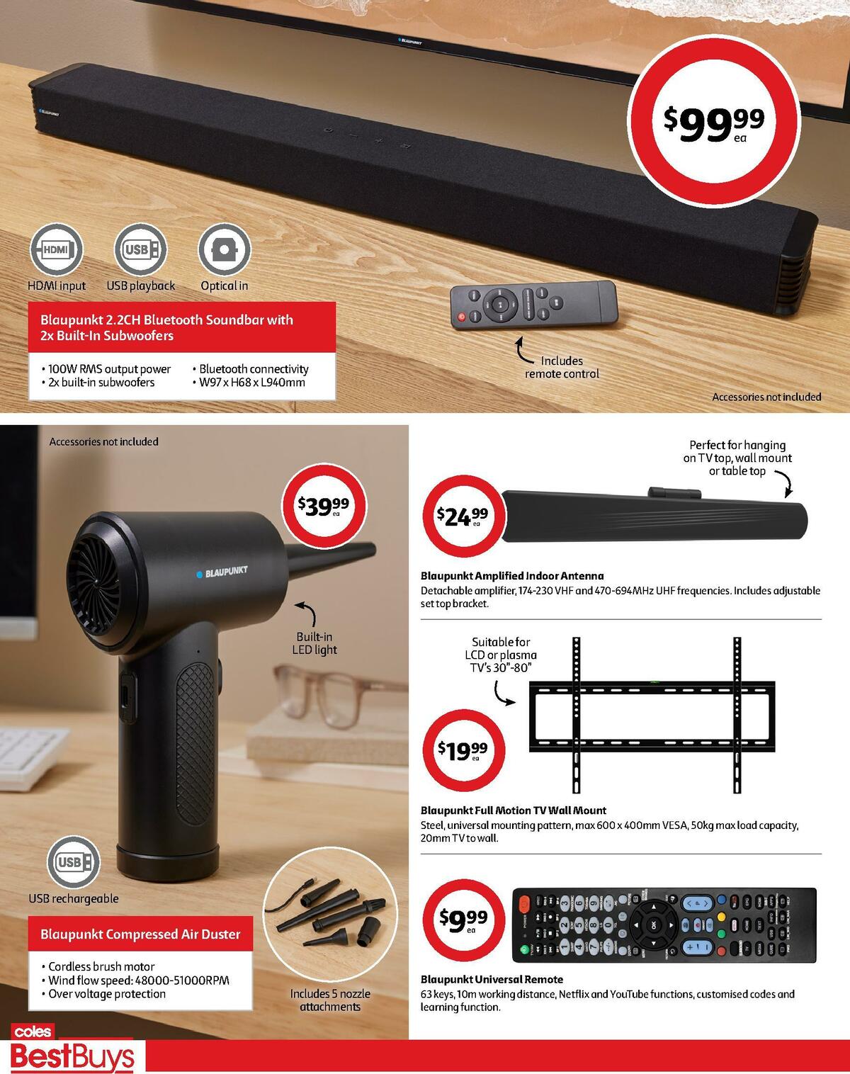 Coles Best Buys - Home Entertainment Catalogues from 17 March