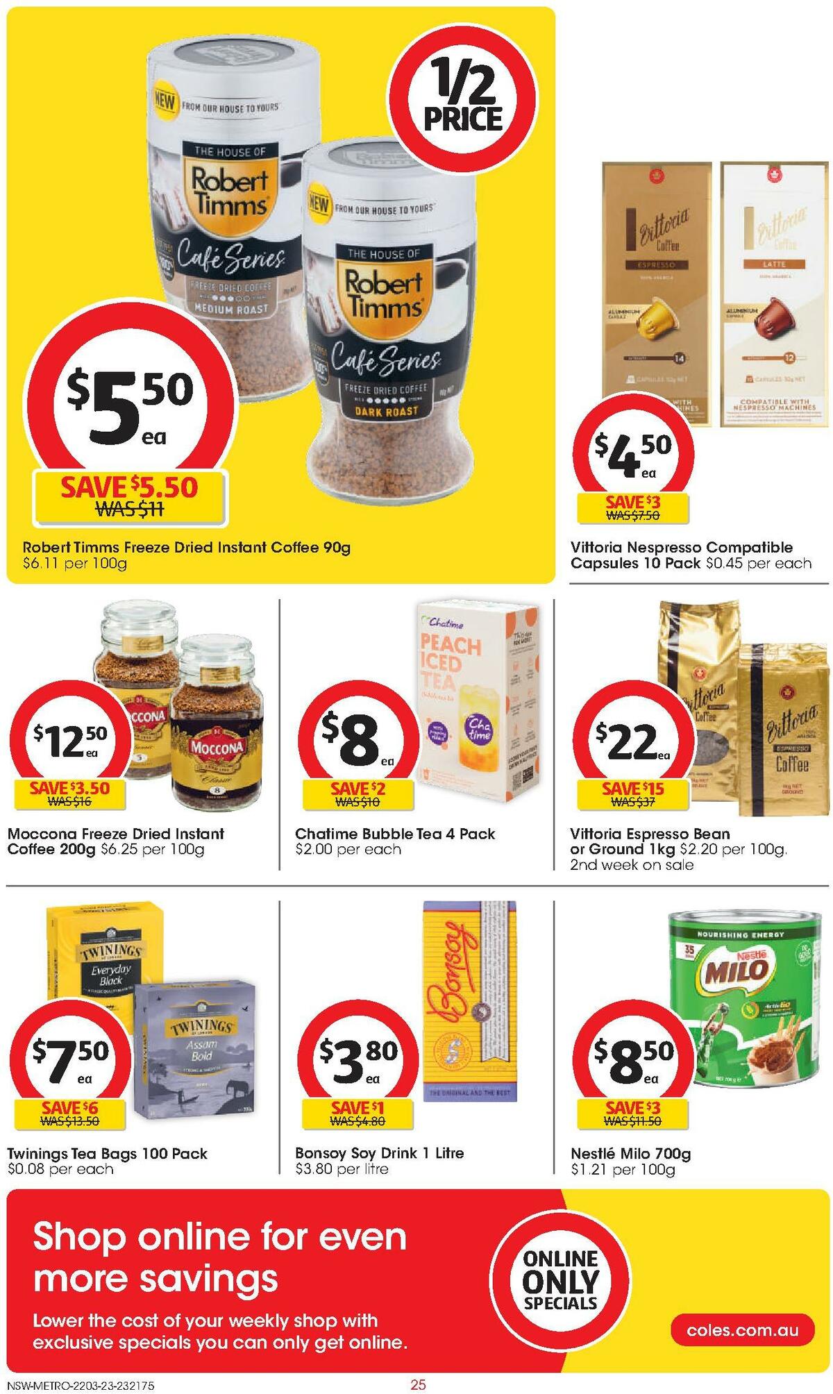 Coles Catalogues from 22 March