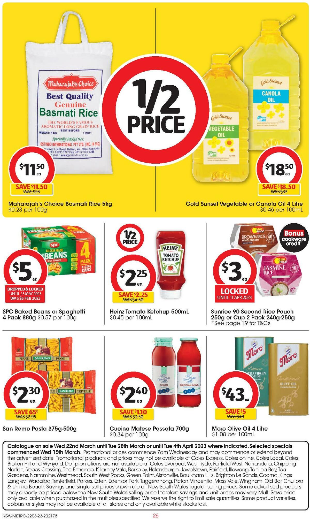 Coles Catalogues from 22 March
