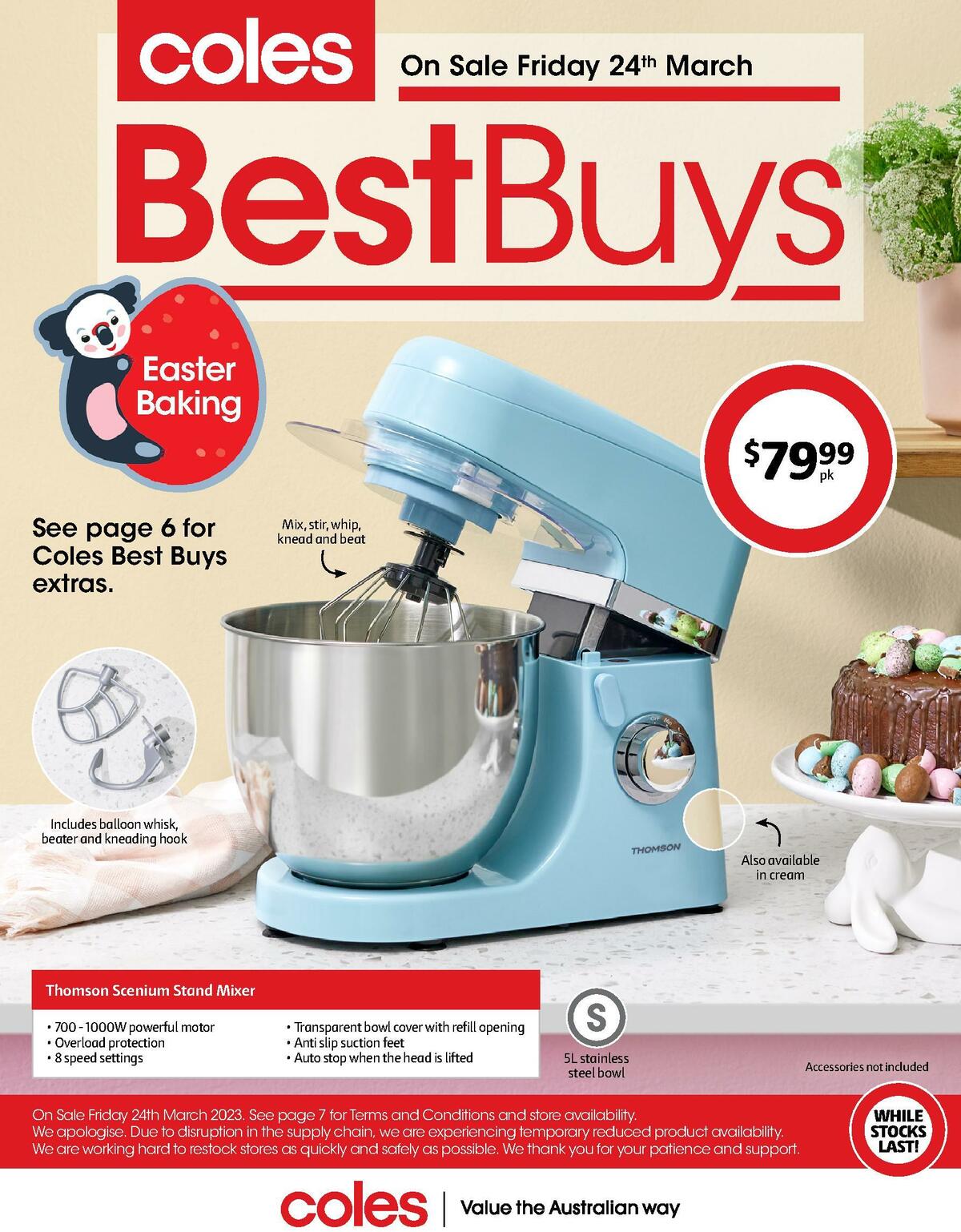 Coles Best Buys - Easter Baking Catalogues from 24 March