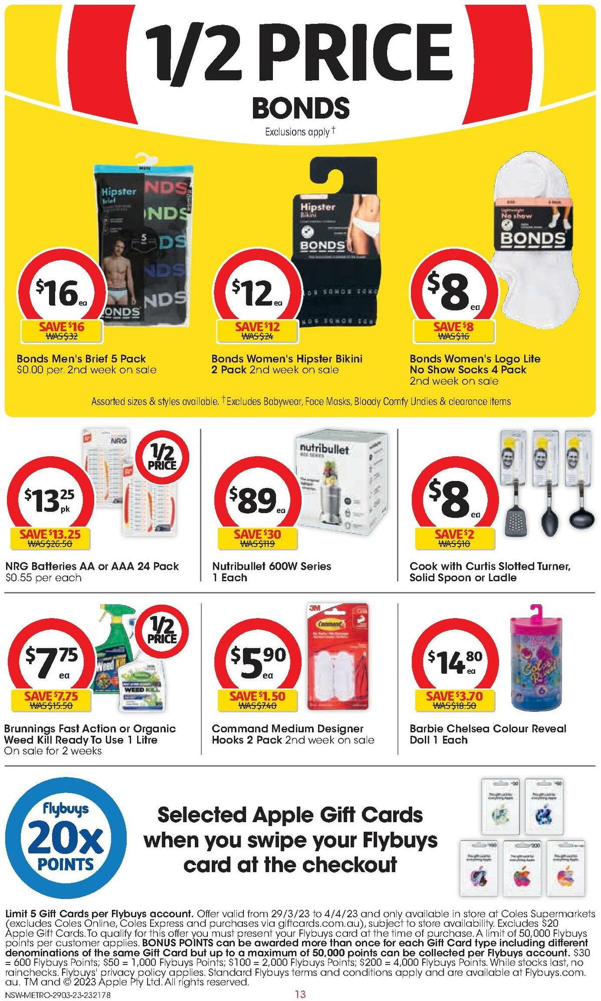 Coles Catalogues from 29 March