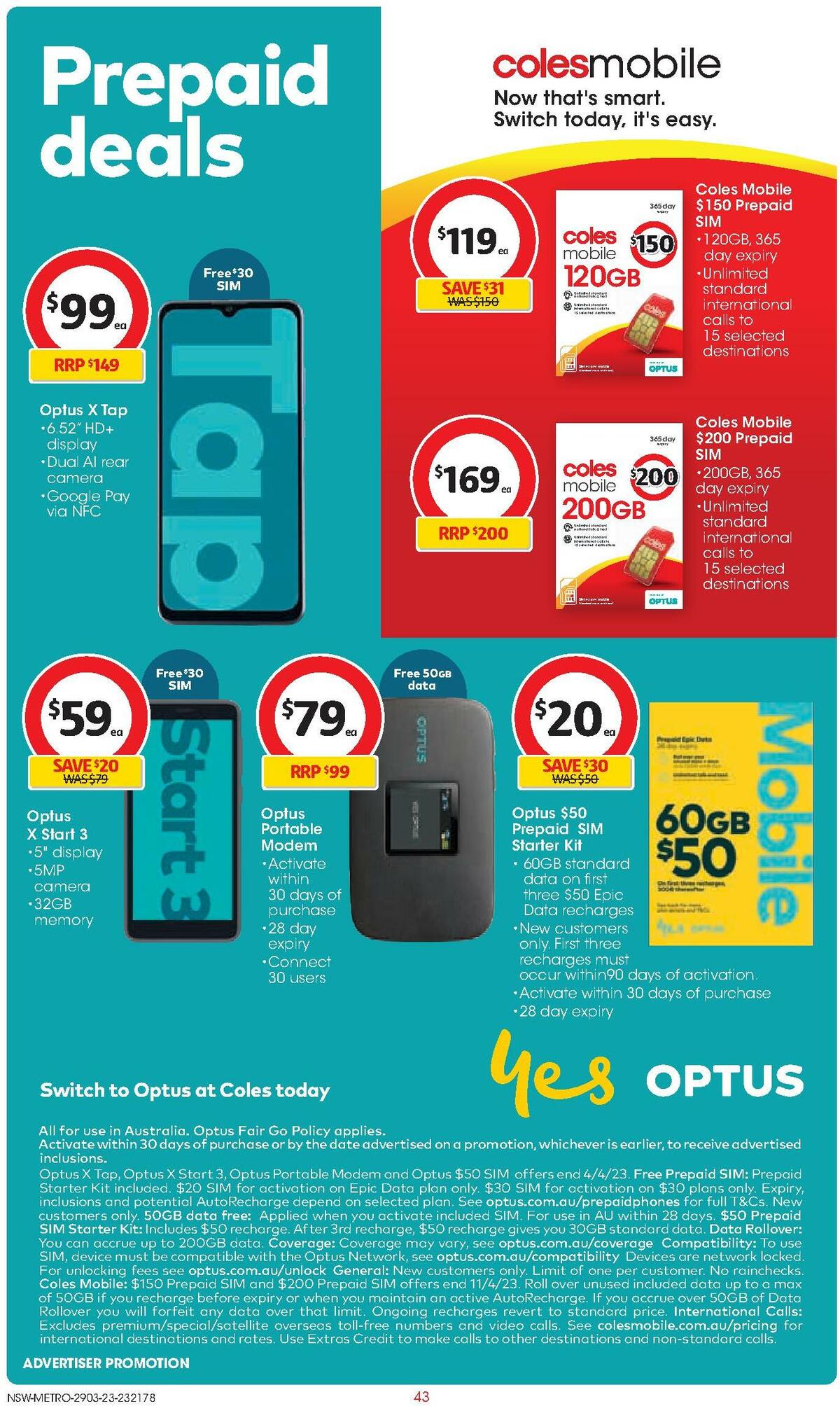 Coles Catalogues from 29 March