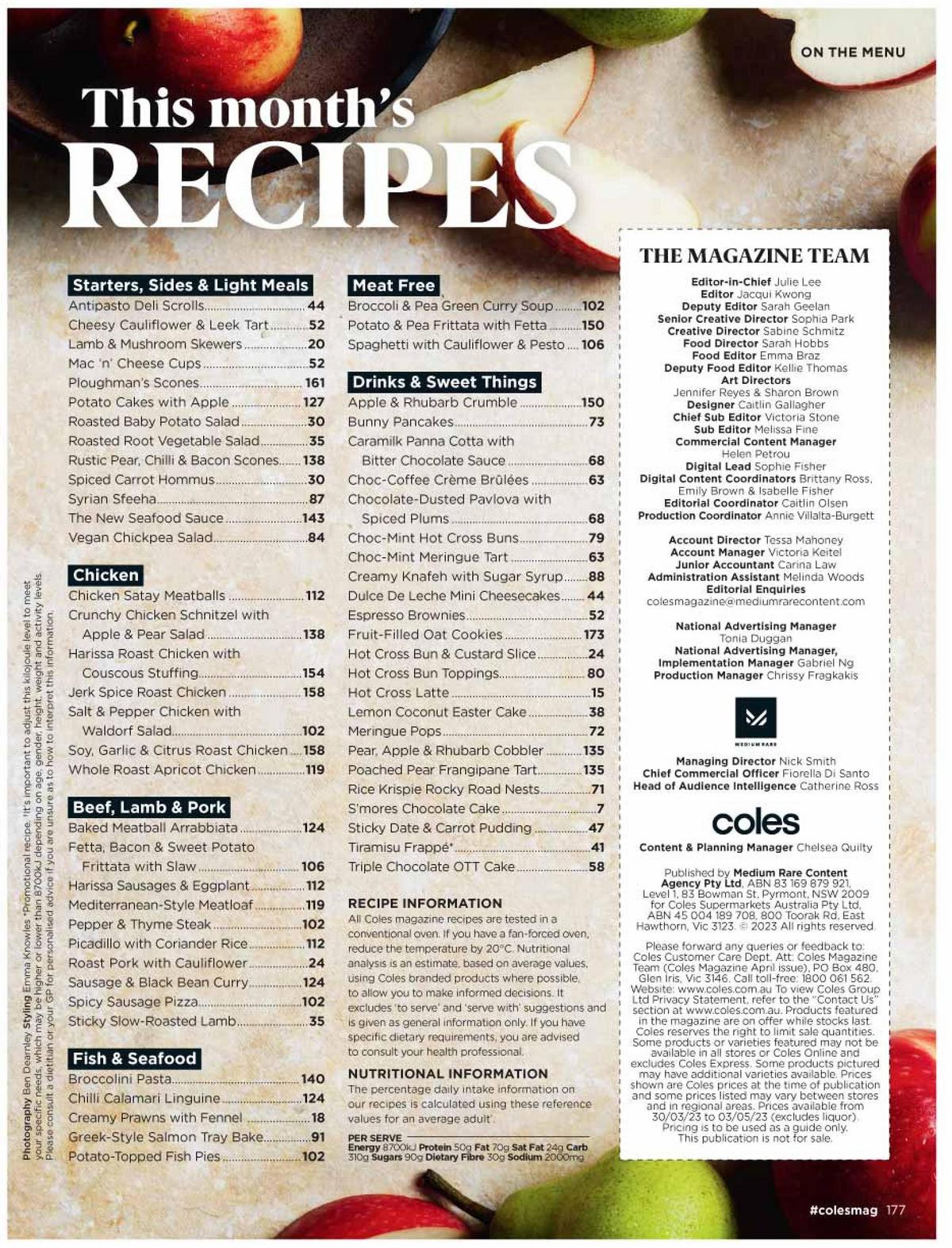 Coles Magazine April 2023 Catalogues from 1 April