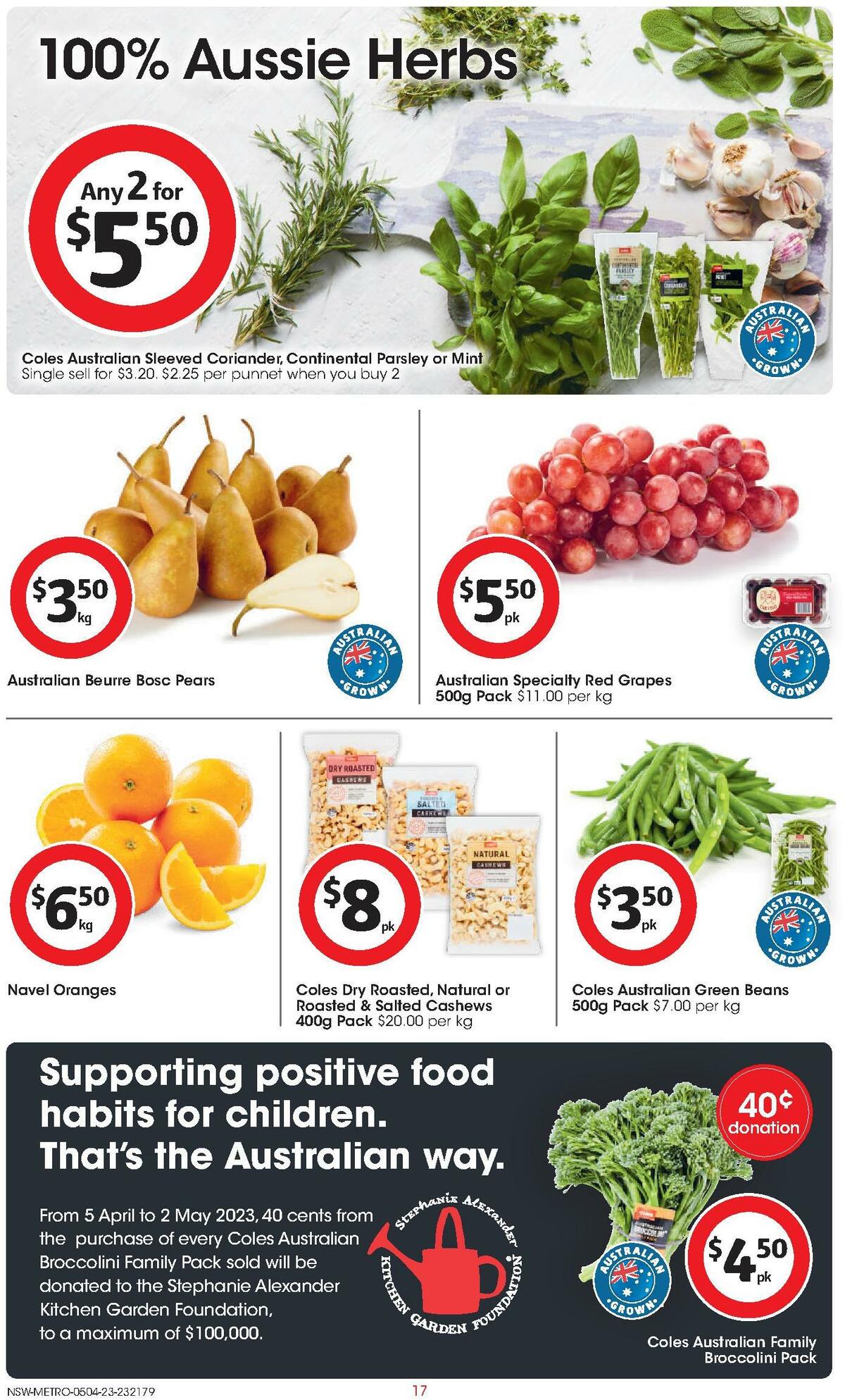 Coles Catalogues from 5 April