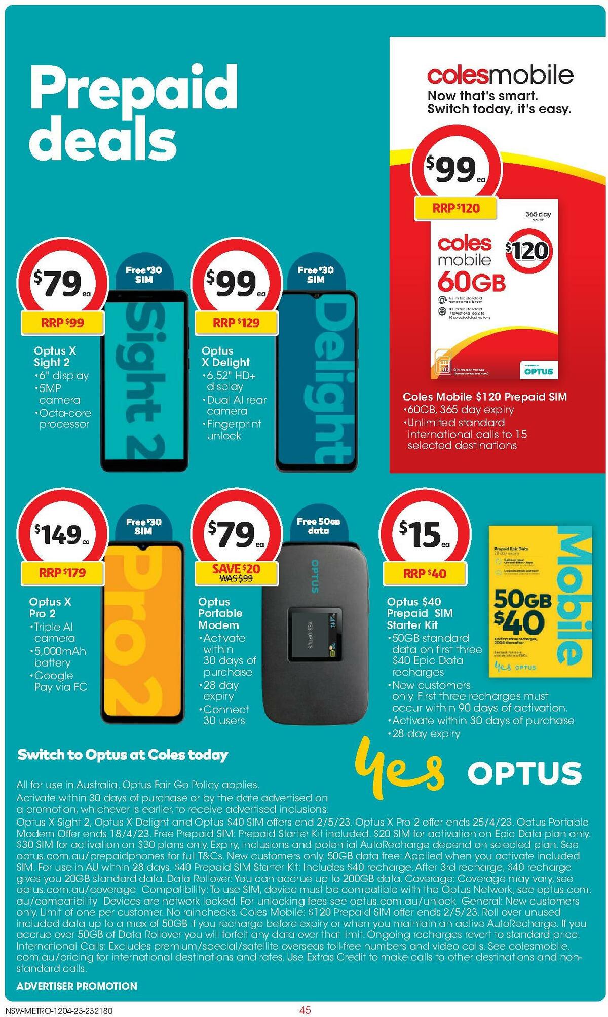 Coles Catalogues from 12 April