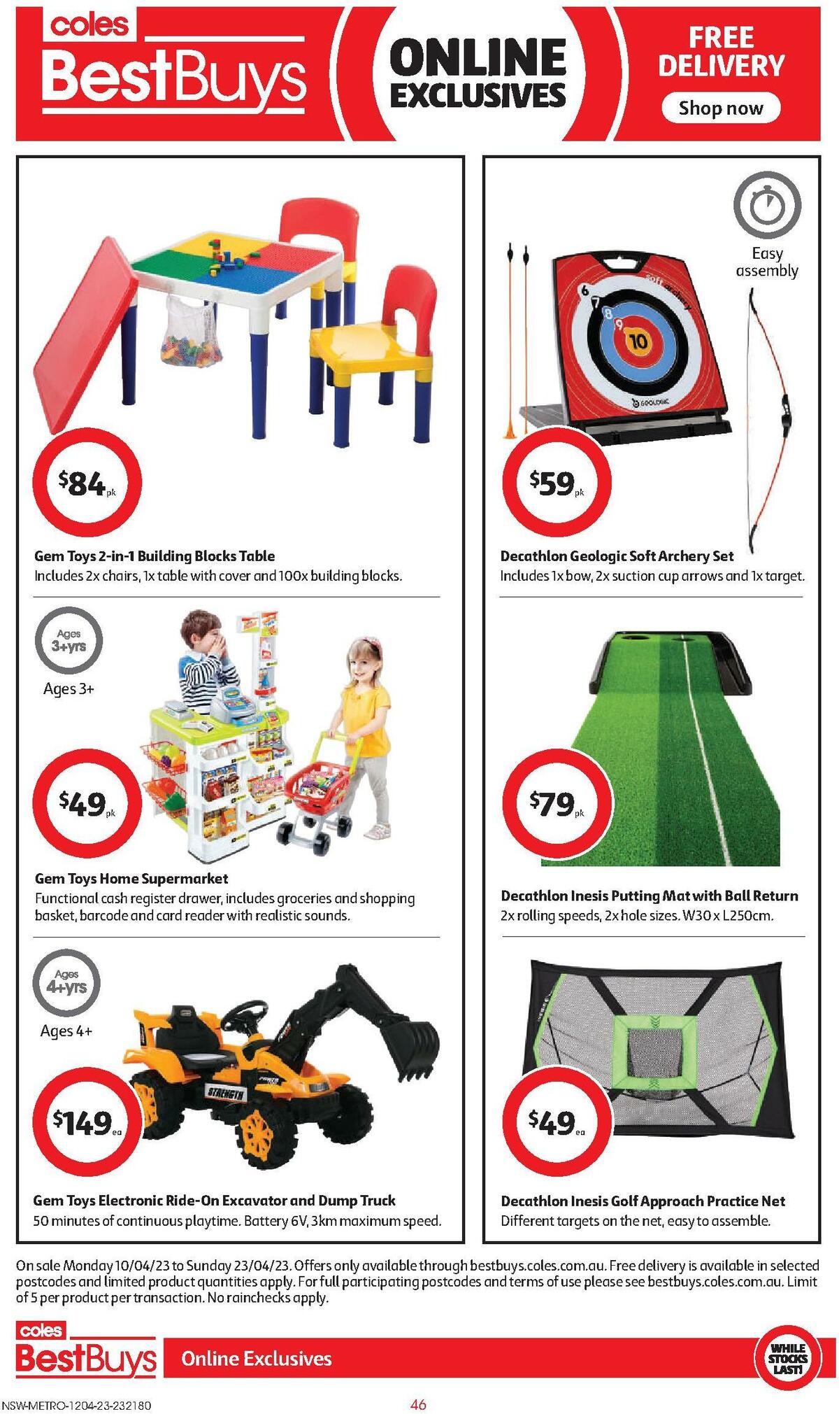 Coles Catalogues from 12 April