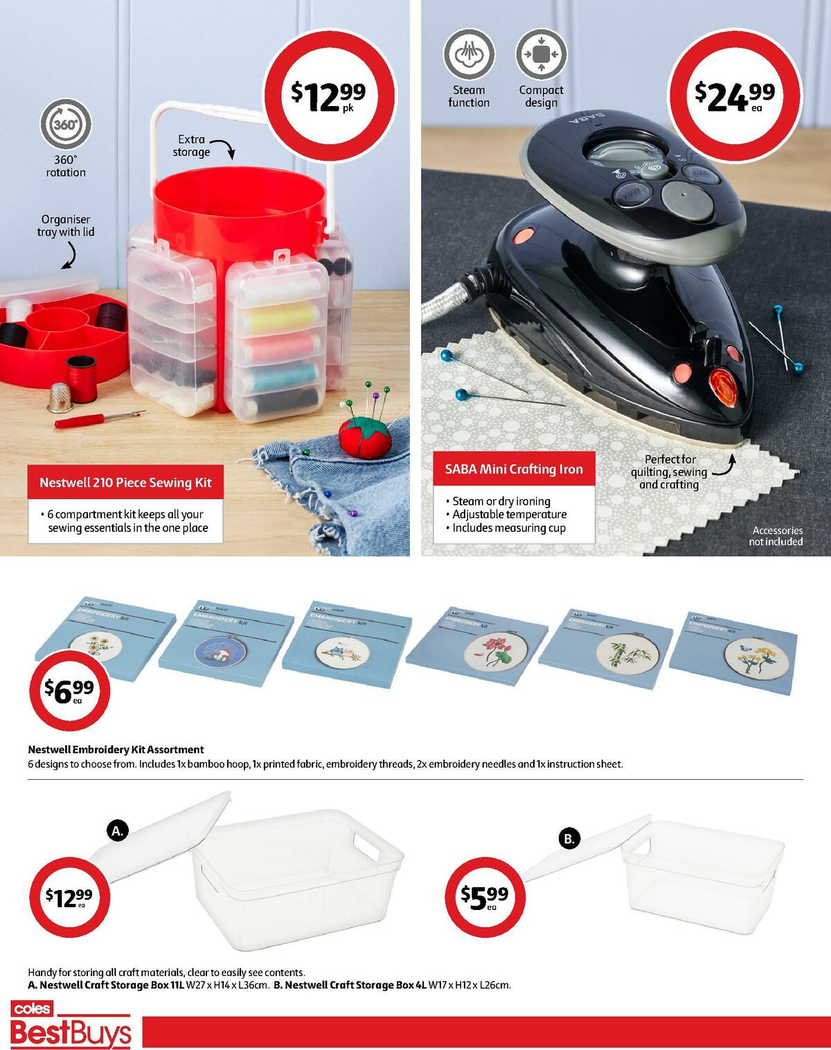 Coles Best Buys - Arts and Crafts Catalogues from 14 April