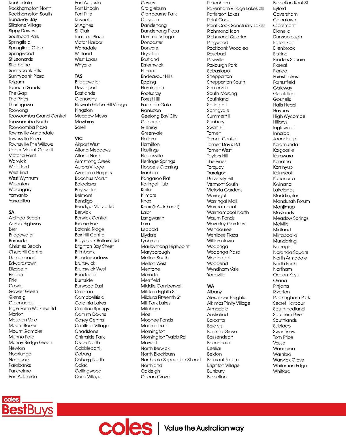 Coles Best Buys - Arts and Crafts Catalogues from 14 April