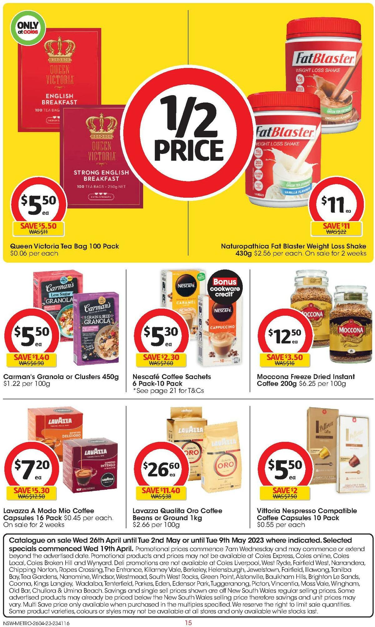 Coles Catalogues from 26 April