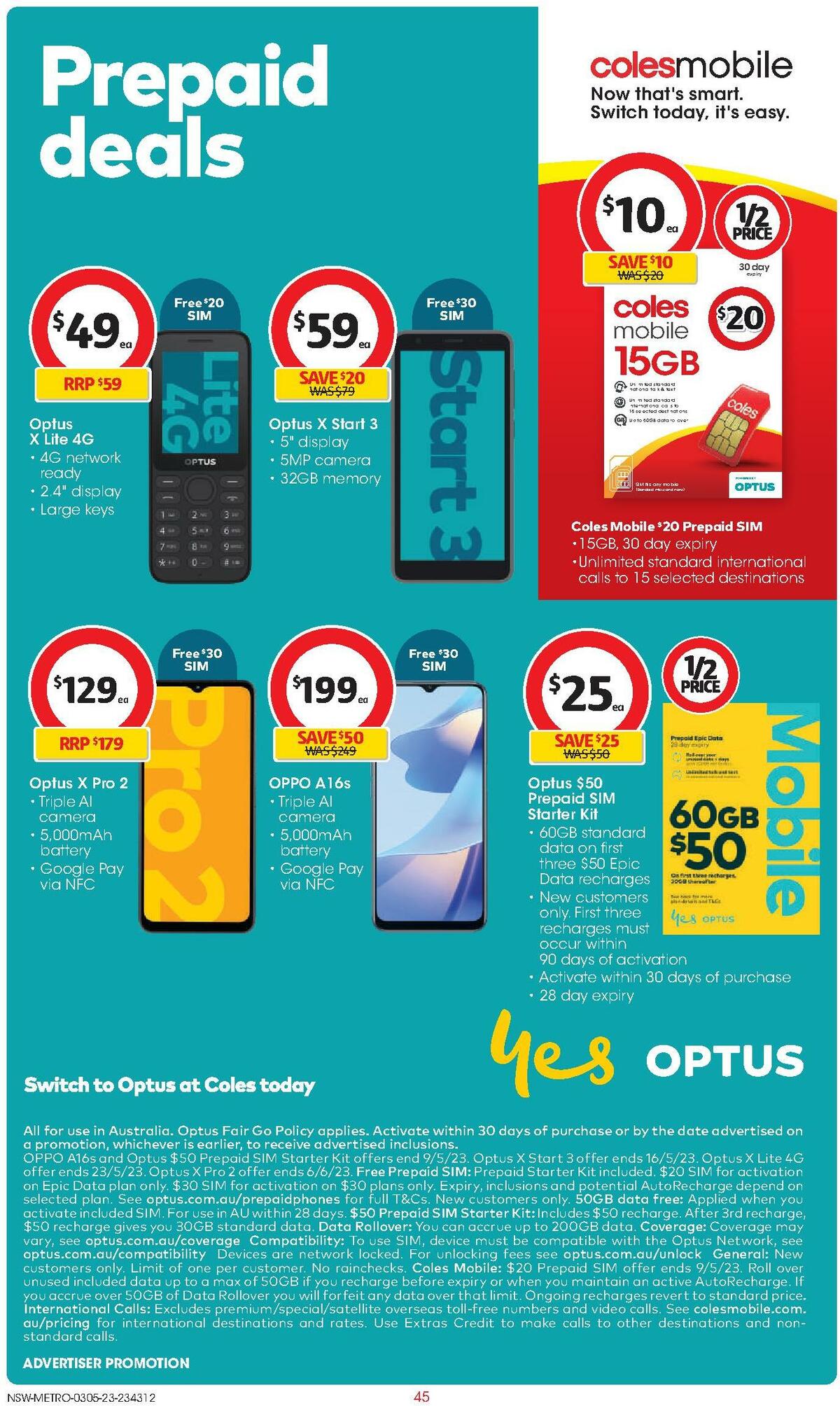 Coles Catalogues from 3 May