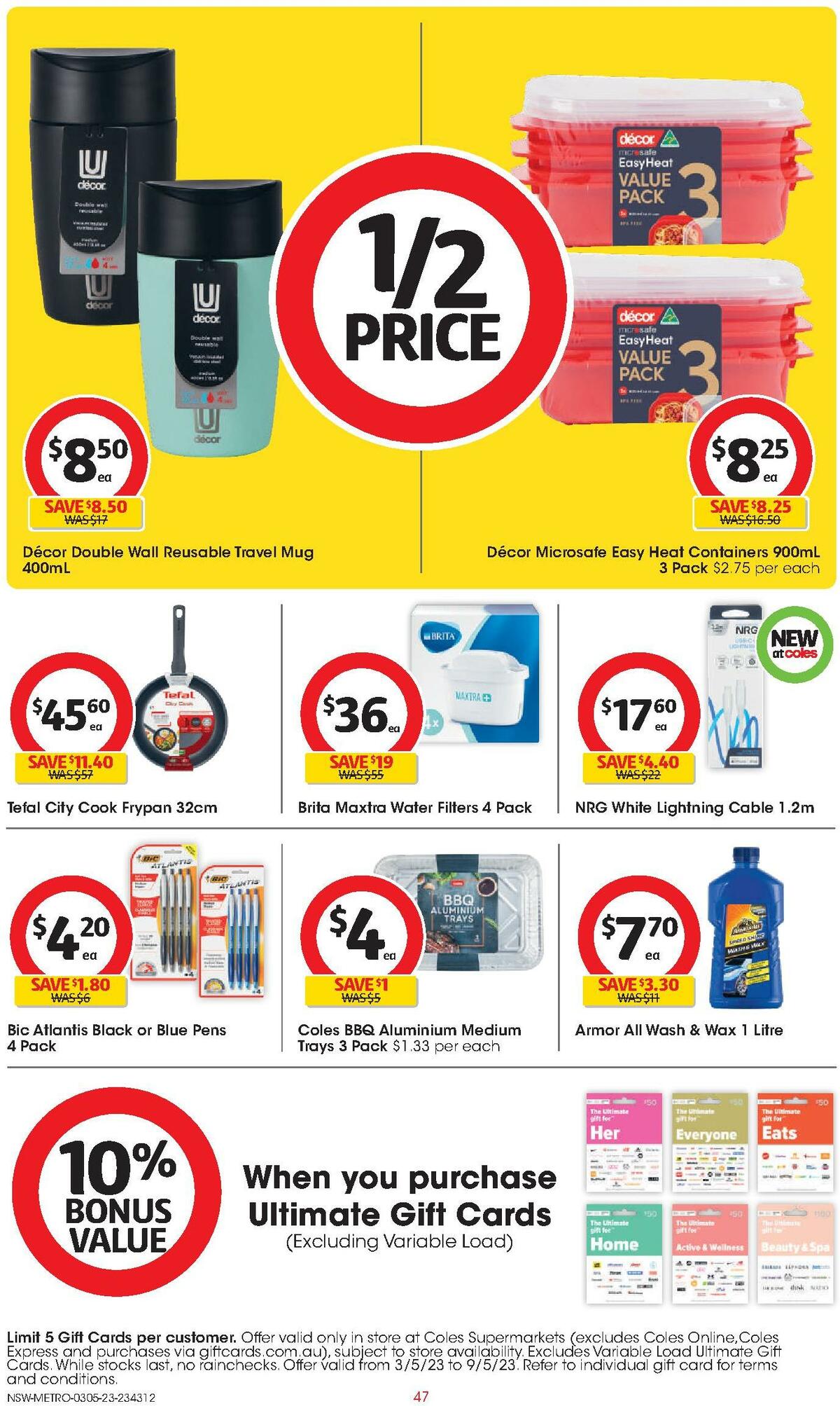 Coles Catalogues from 3 May
