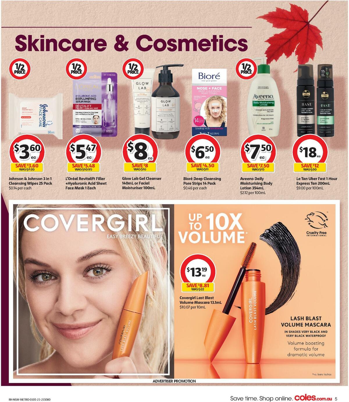 Coles Health & Beauty NSW METRO Catalogues from 3 May