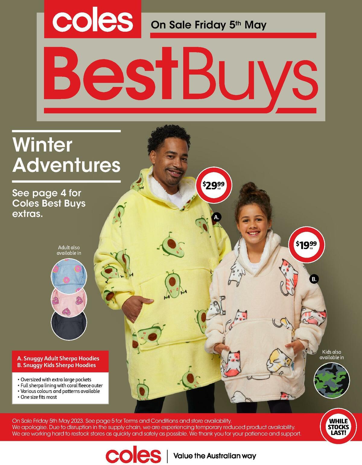 Coles Best Buys - Winter Adventures Catalogues from 5 May