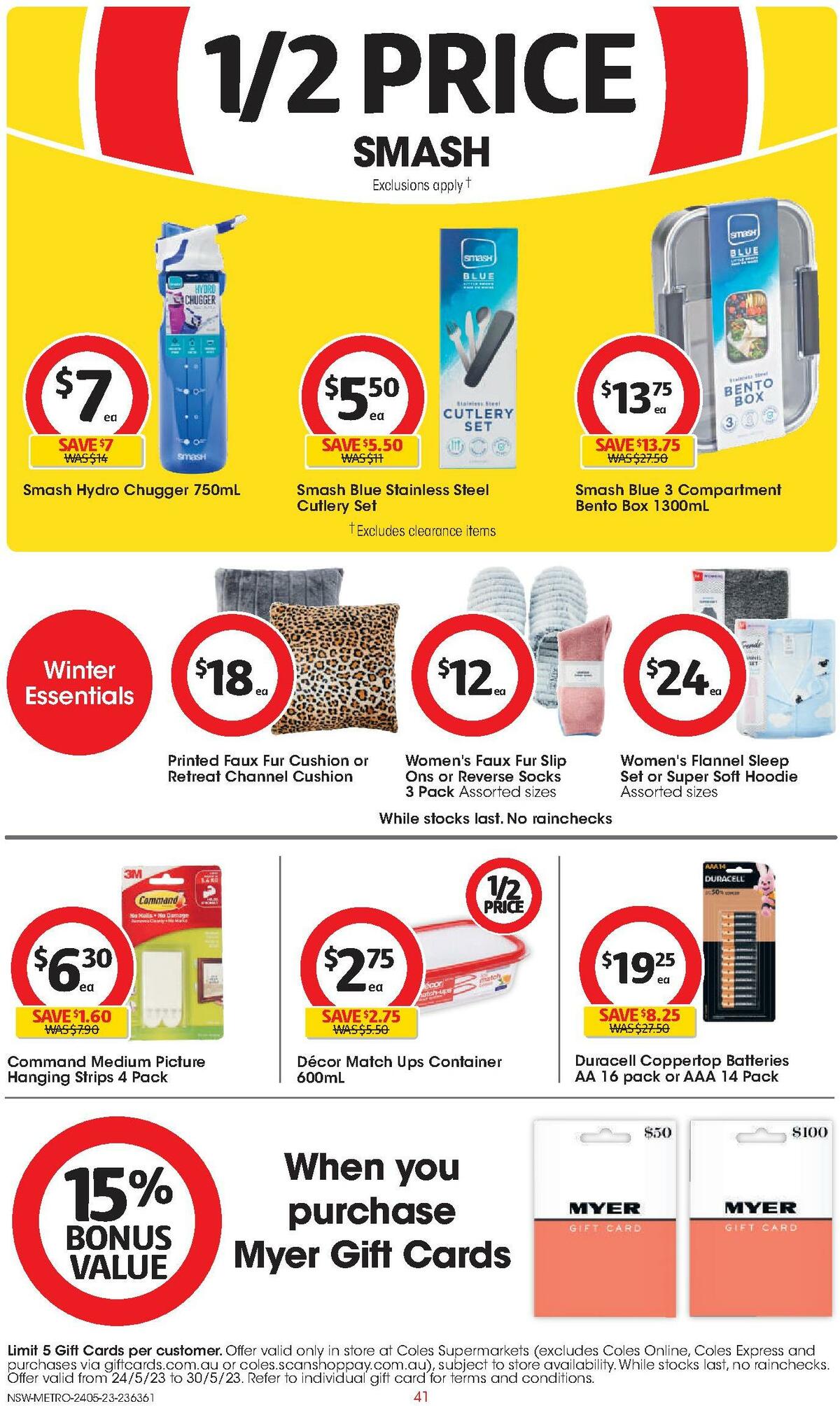 Coles Catalogues from 24 May