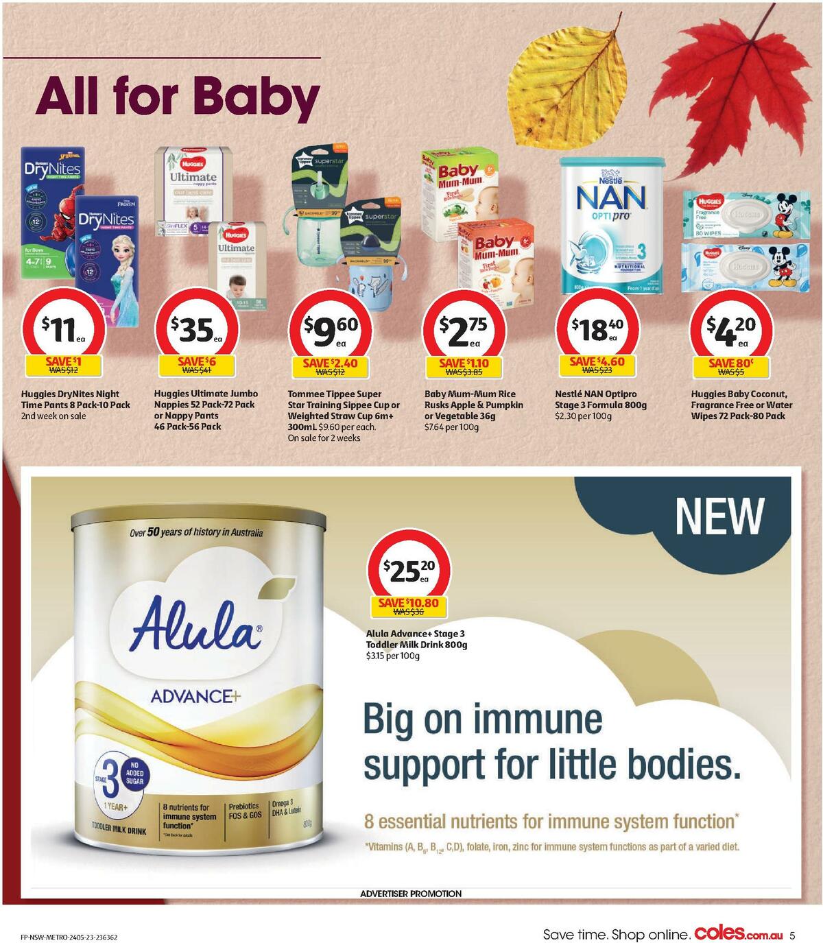 Coles Health & Beauty NSW METRO Catalogues from 24 May