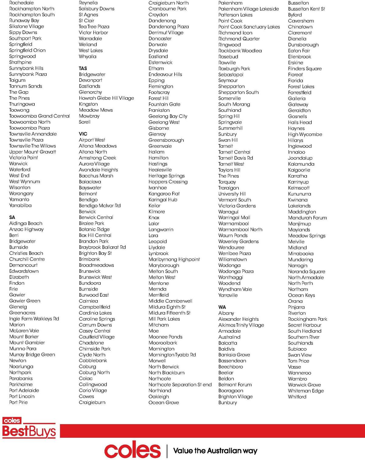 Coles Best Buys - Bathroom Style Catalogues from 2 June