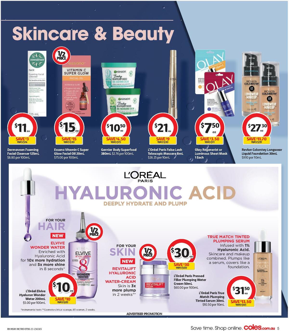 Coles Health & Beauty NSW METRO Catalogues from 7 June