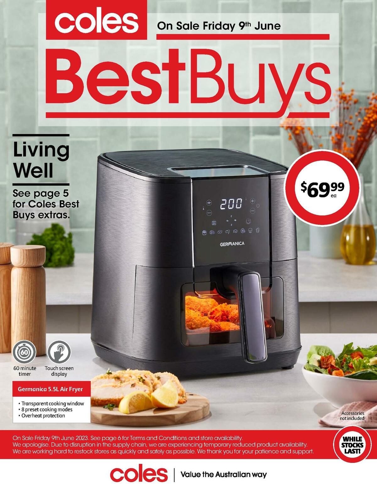 Coles Best Buys - Living Well Catalogues from 9 June