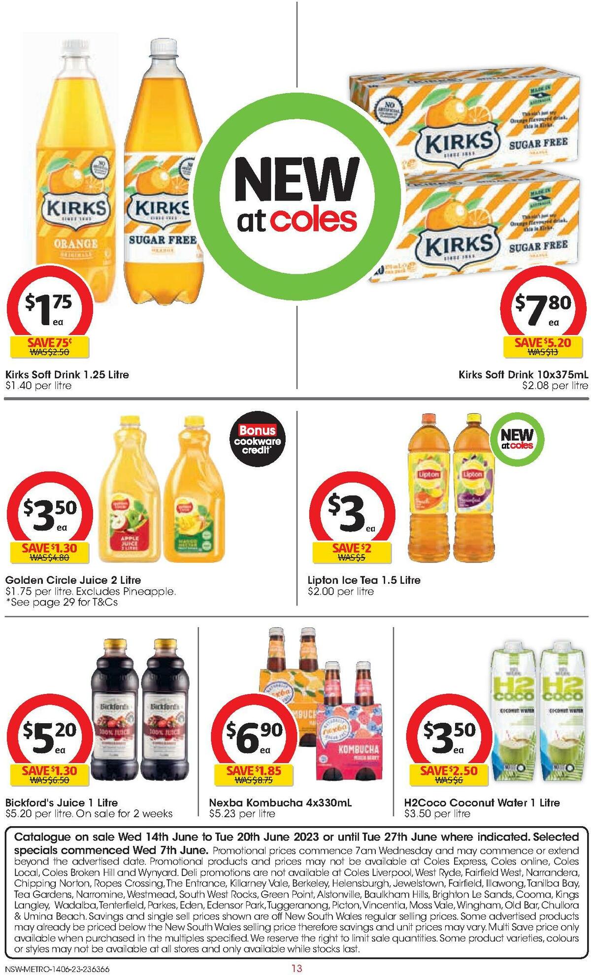 Coles Catalogues from 14 June