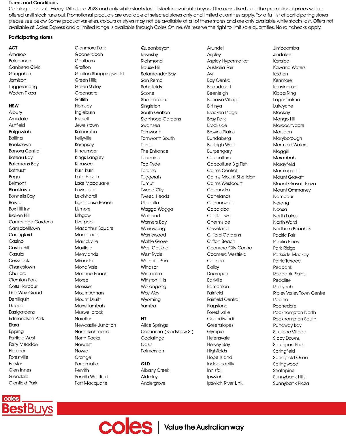 Coles Best Buys - EOFY Catalogues from 16 June