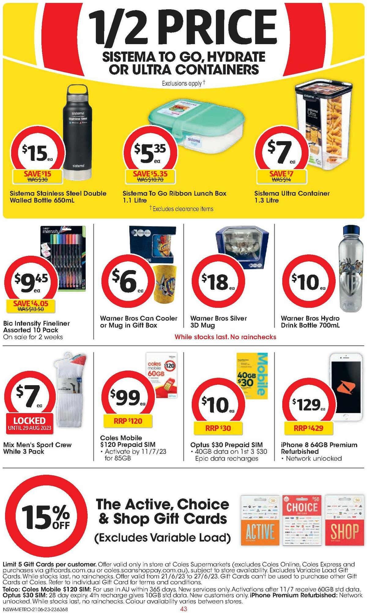 Coles Catalogues from 21 June