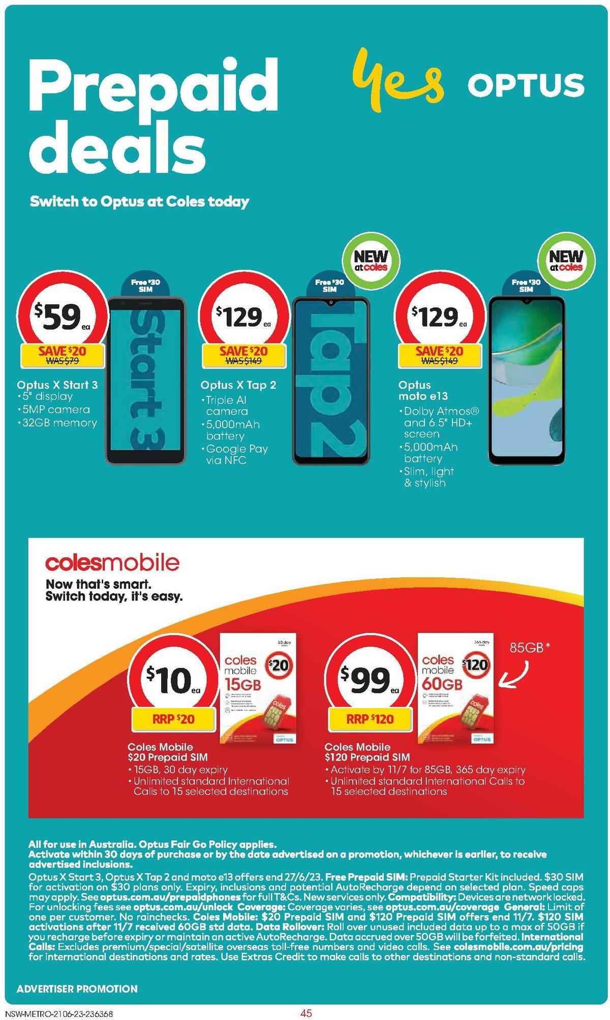 Coles Catalogues from 21 June