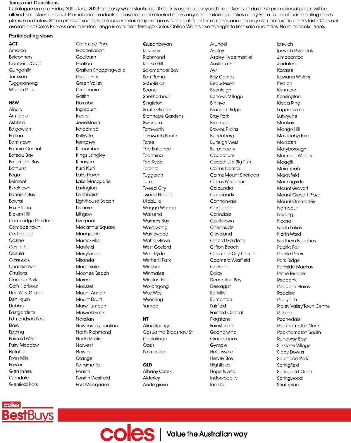 Coles Best Buys - Outdoor Adventures Catalogues from 30 June