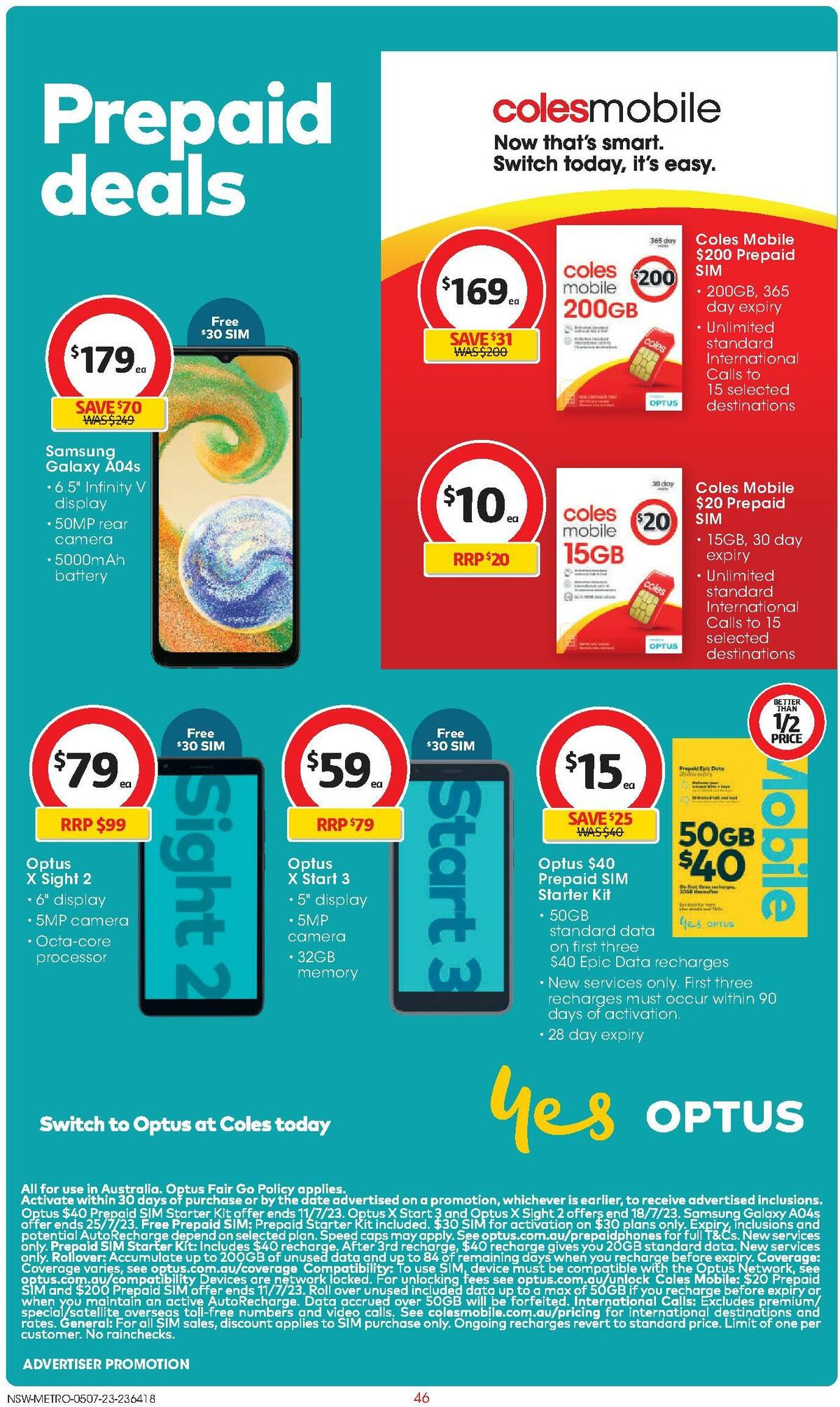 Coles Catalogues from 5 July