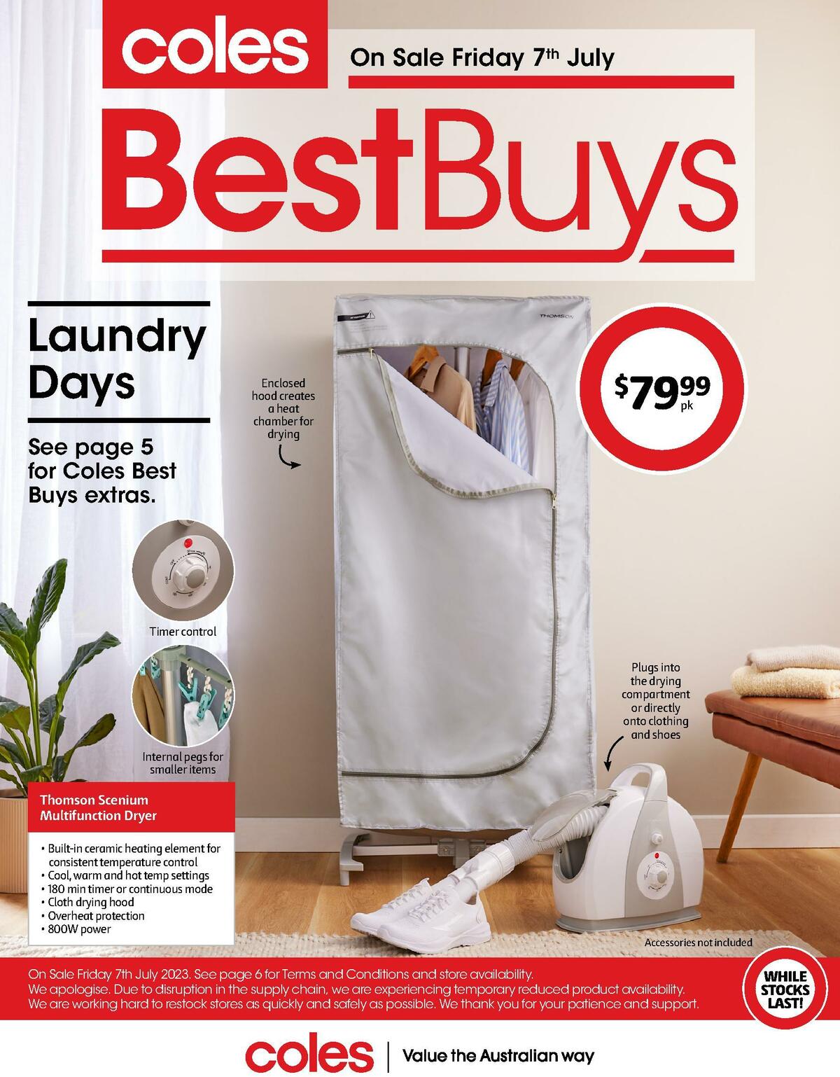 Coles Best Buys - Laundry Days Catalogues from 7 July