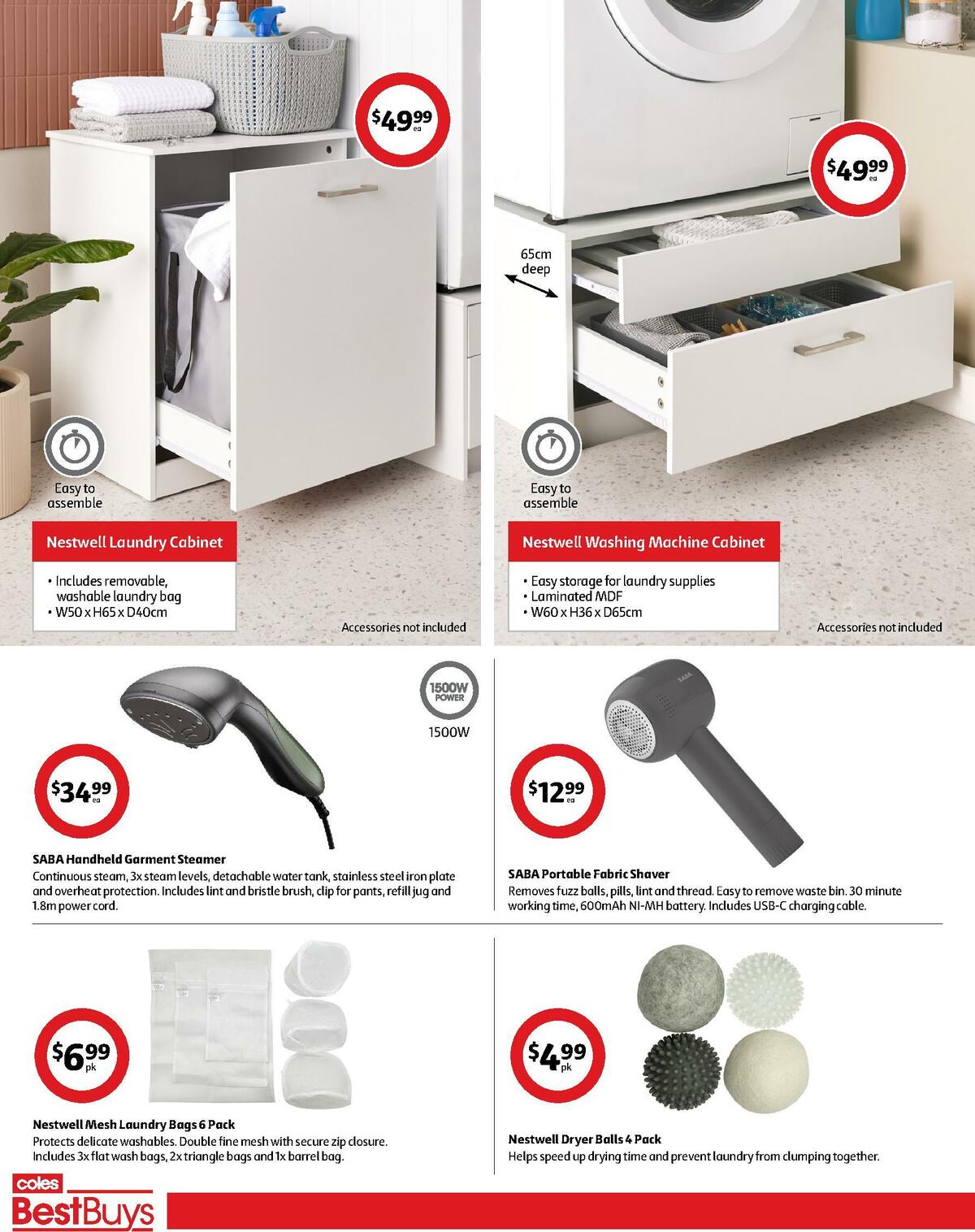Coles Best Buys - Laundry Days Catalogues from 7 July