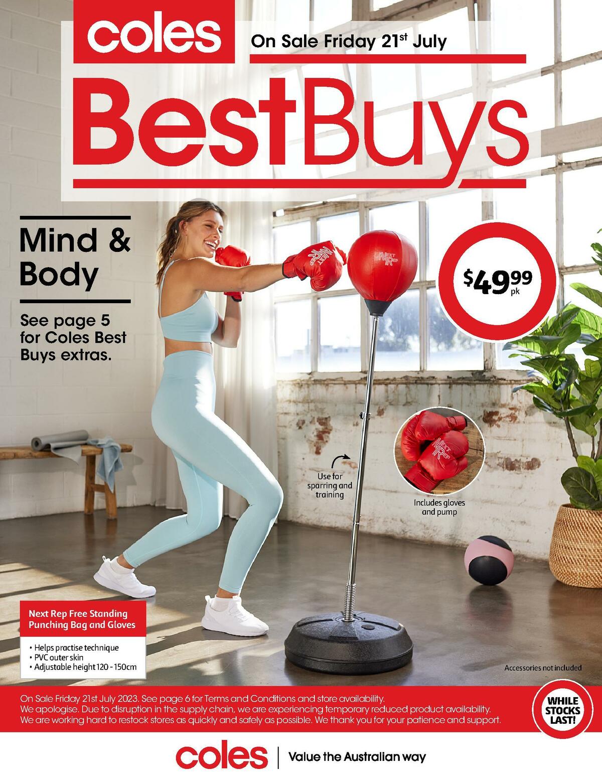 Coles Best Buys - Mind & Body Catalogues from 21 July
