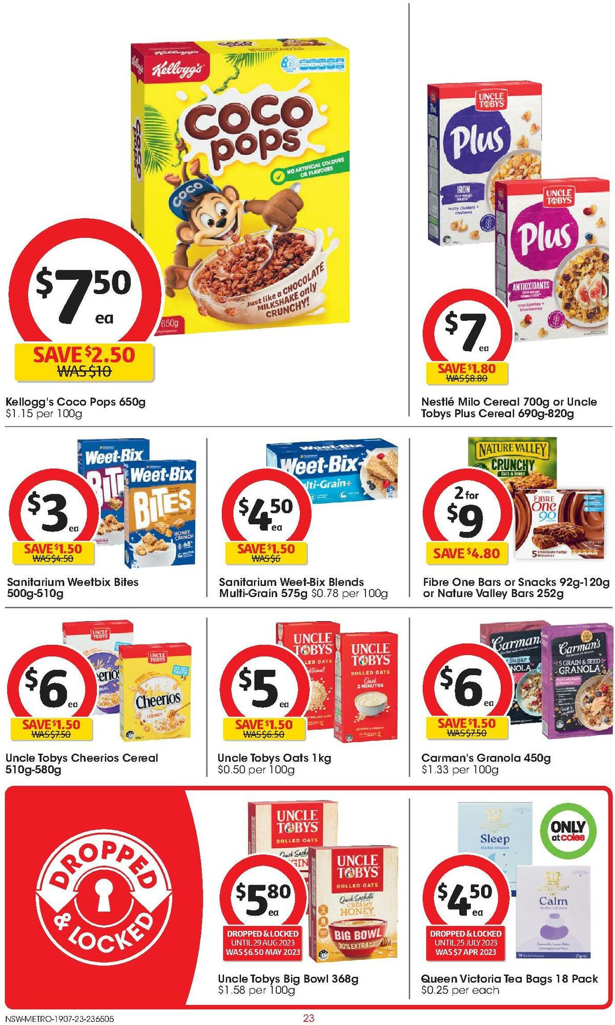 Coles Catalogues from 19 July