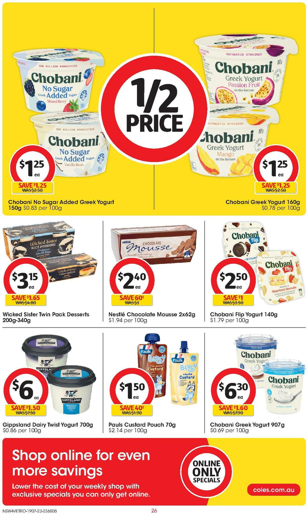 Coles Catalogues from 19 July