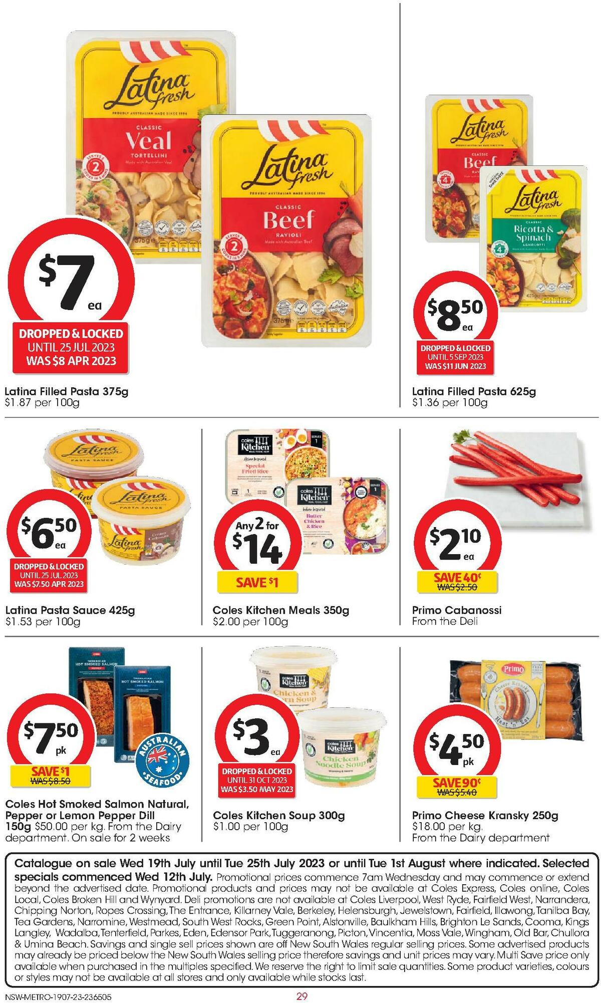 Coles Catalogues from 19 July