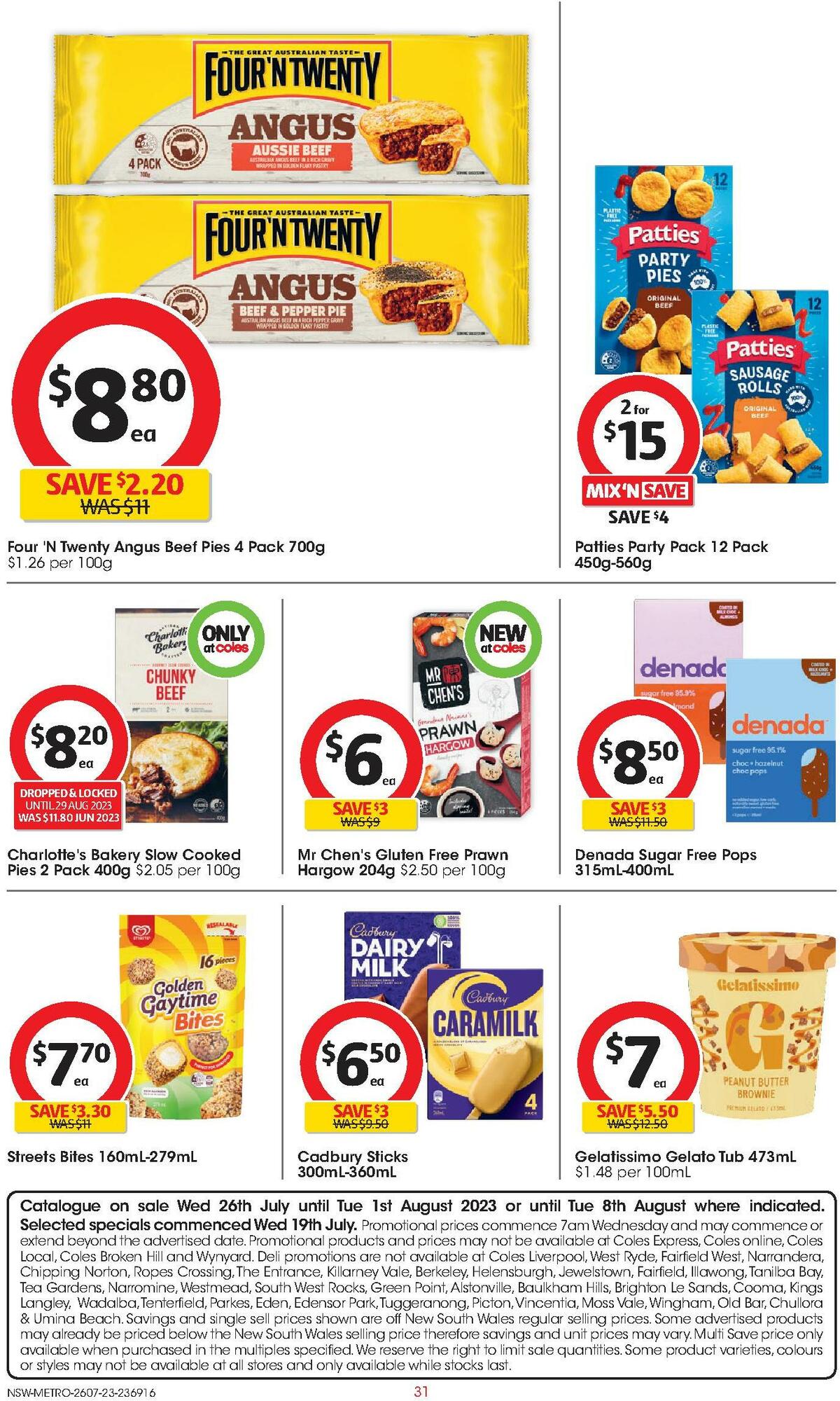 Coles Catalogues from 26 July