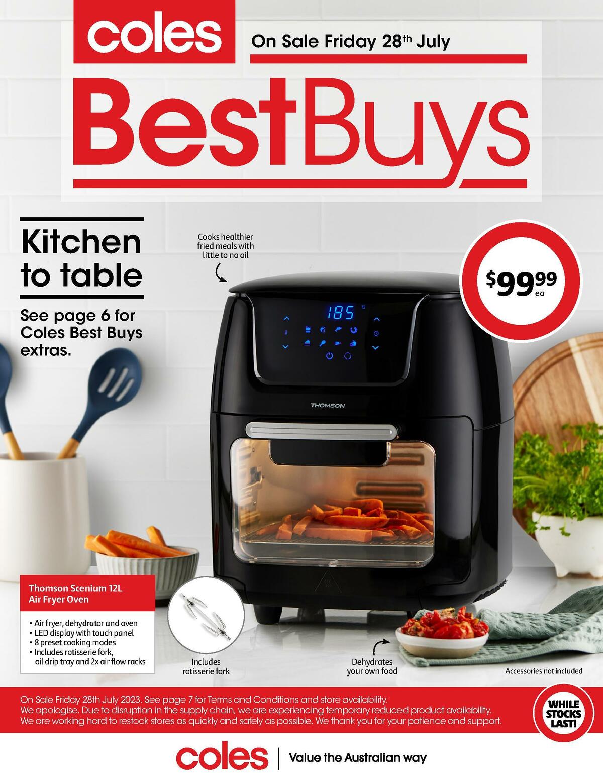 Coles Best Buys - Kitchen to Table Catalogues from 28 July