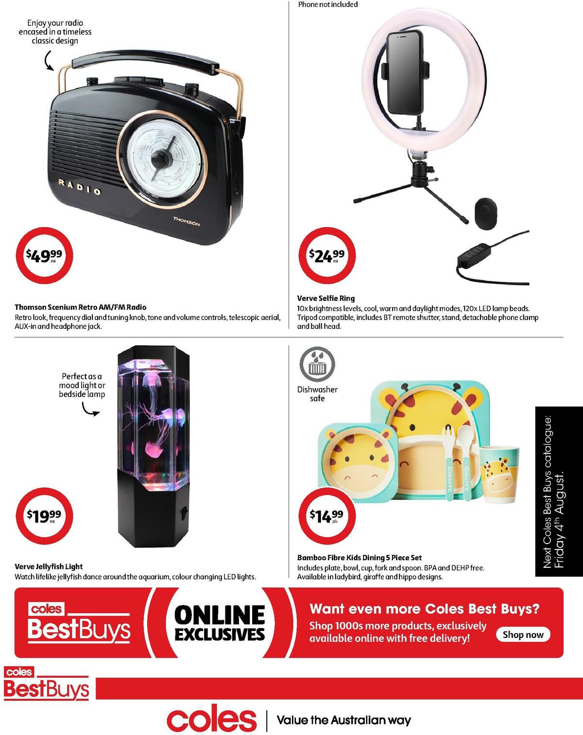 Coles Best Buys - Kitchen to Table Catalogues from 28 July