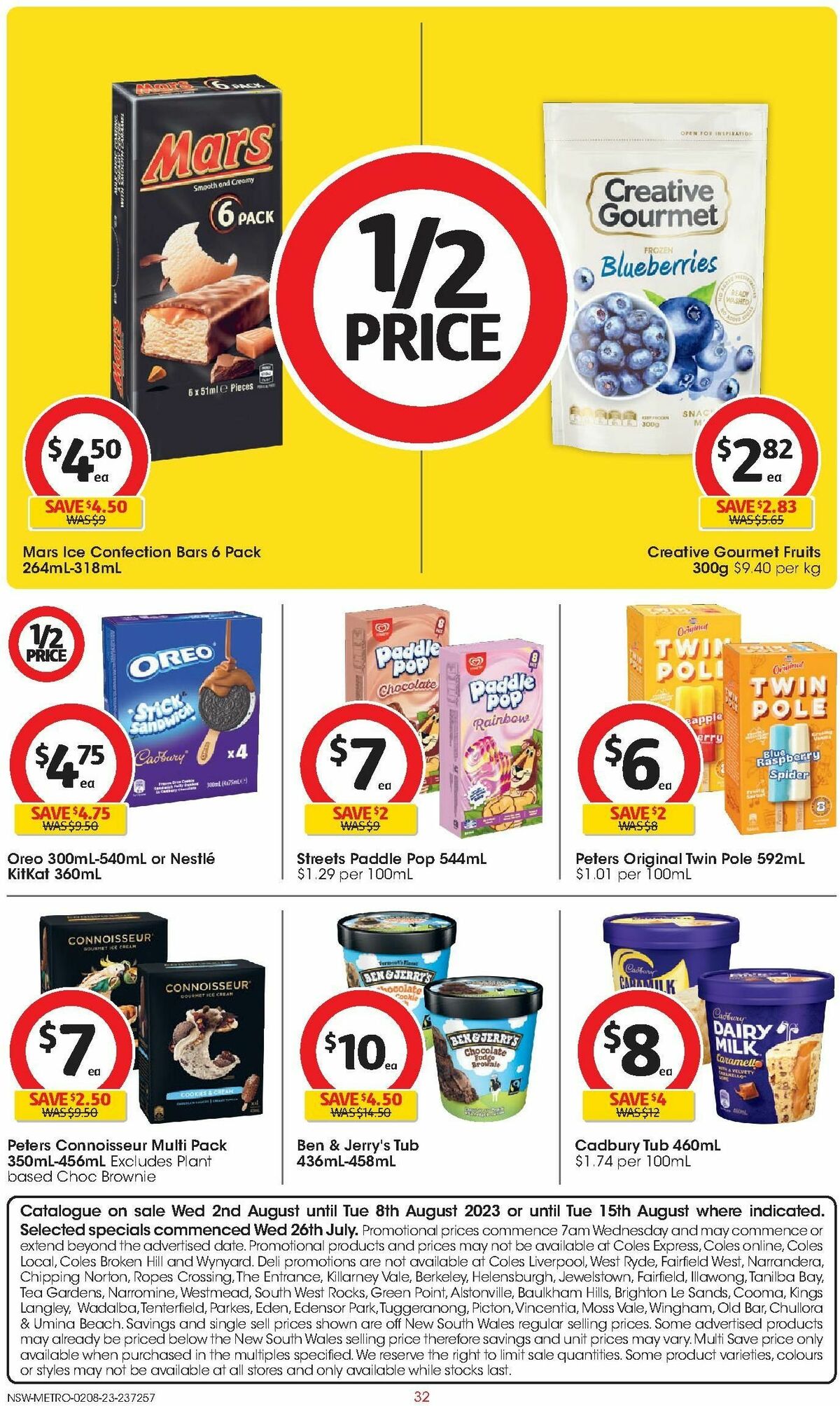 Coles Catalogues from 2 August