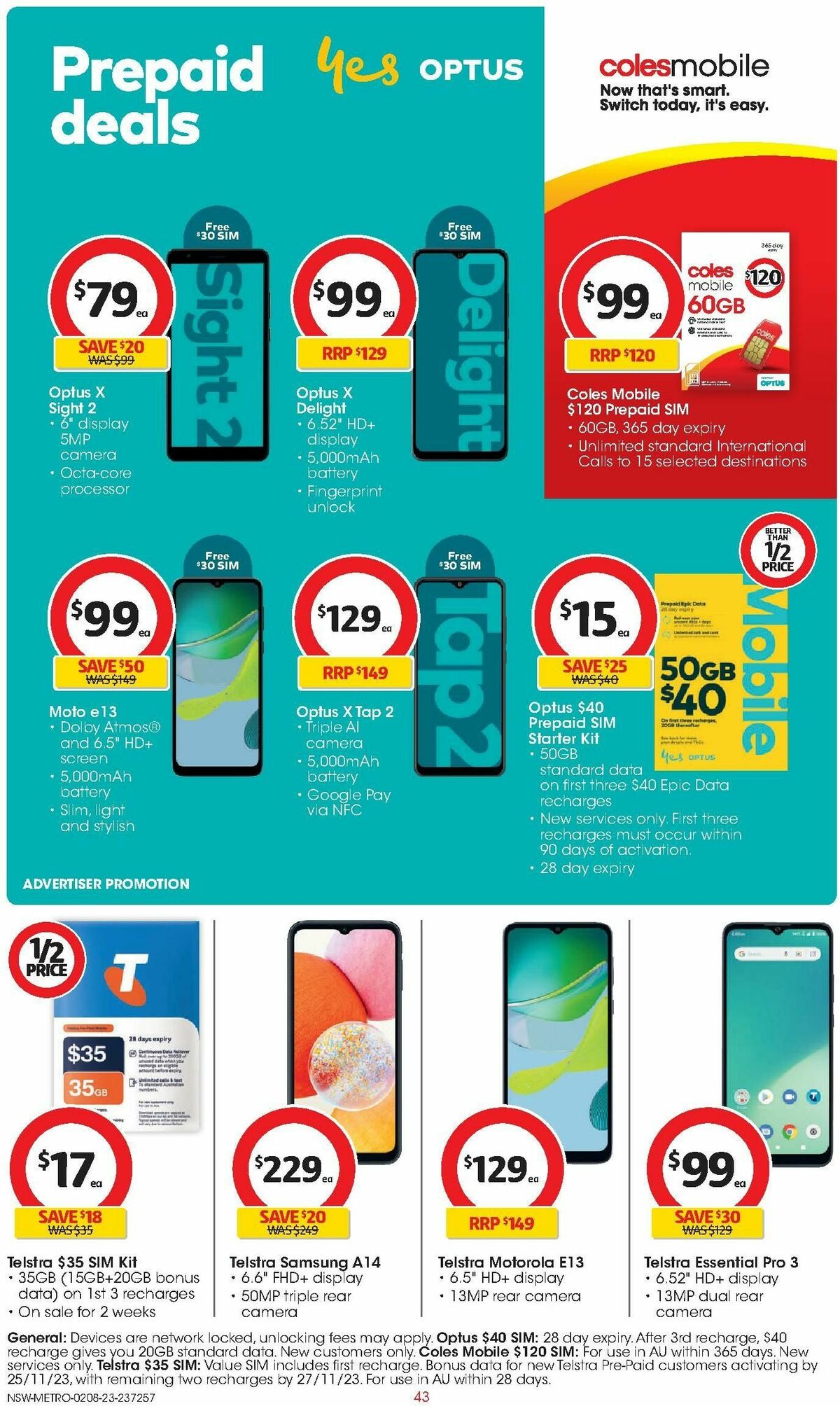 Coles Catalogues from 2 August