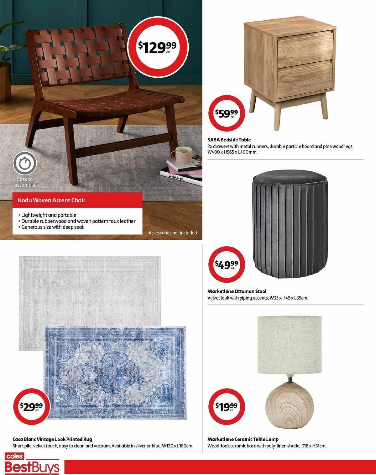 Coles Best Buys - Luxury Bedroom Catalogues from 4 August