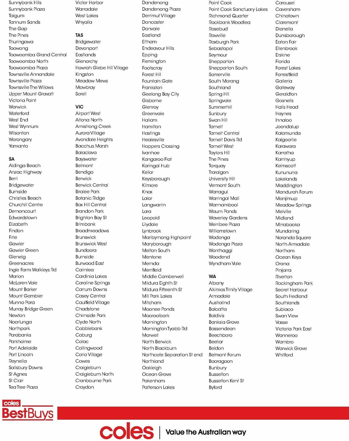 Coles Best Buys - Luxury Bedroom Catalogues from 4 August