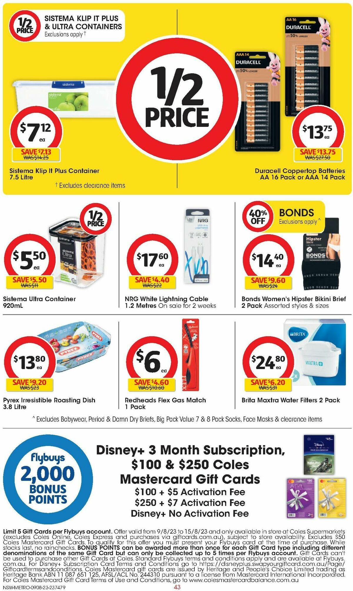 Coles Catalogues from 9 August