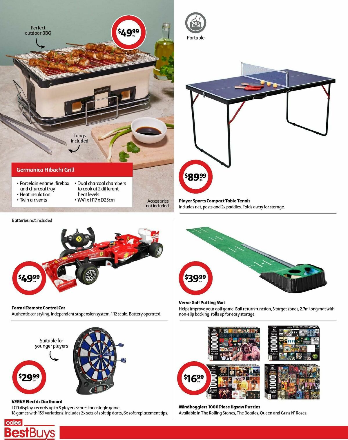Coles Best Buys - Father's Day Catalogues from 18 August