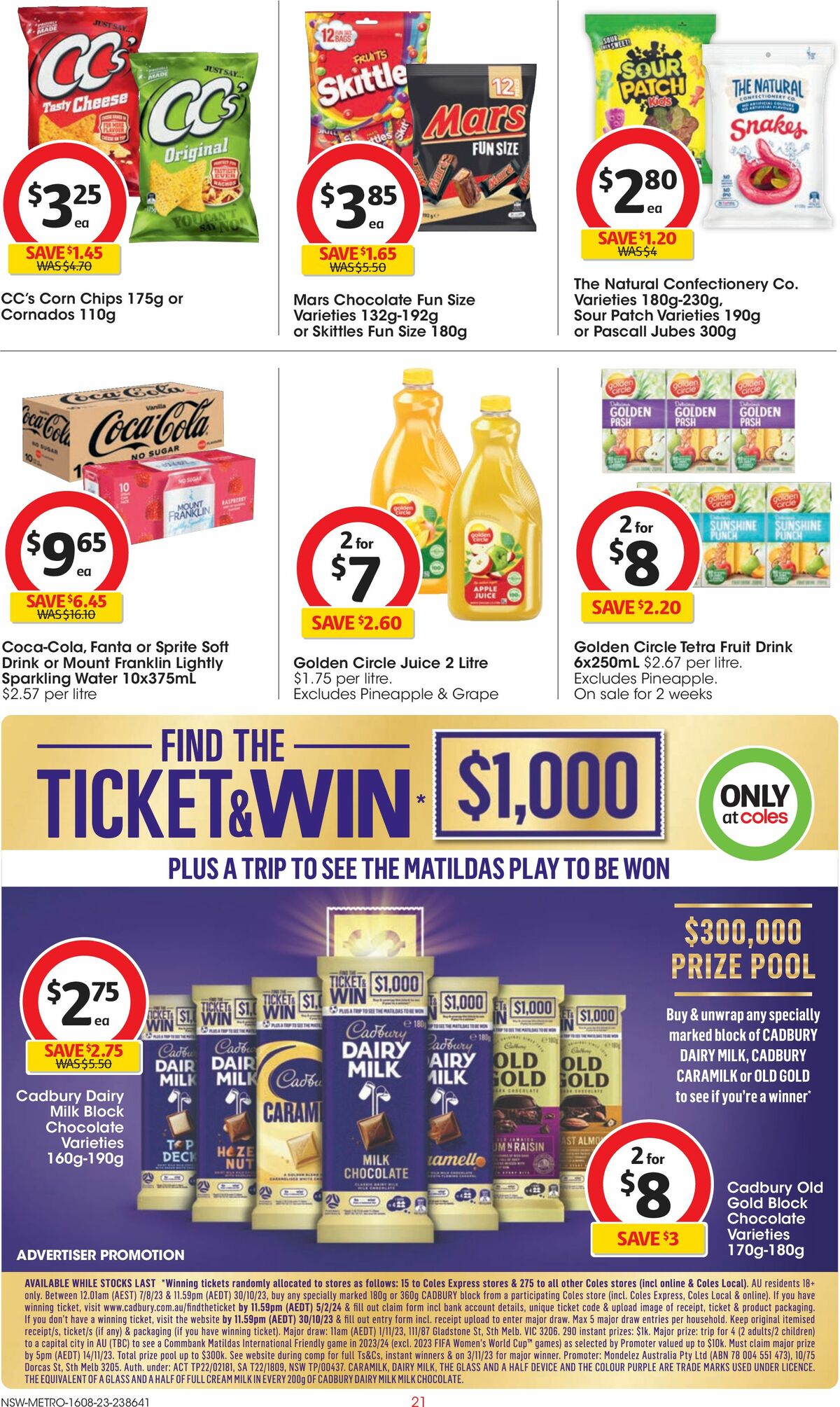 Coles Catalogues from 16 August