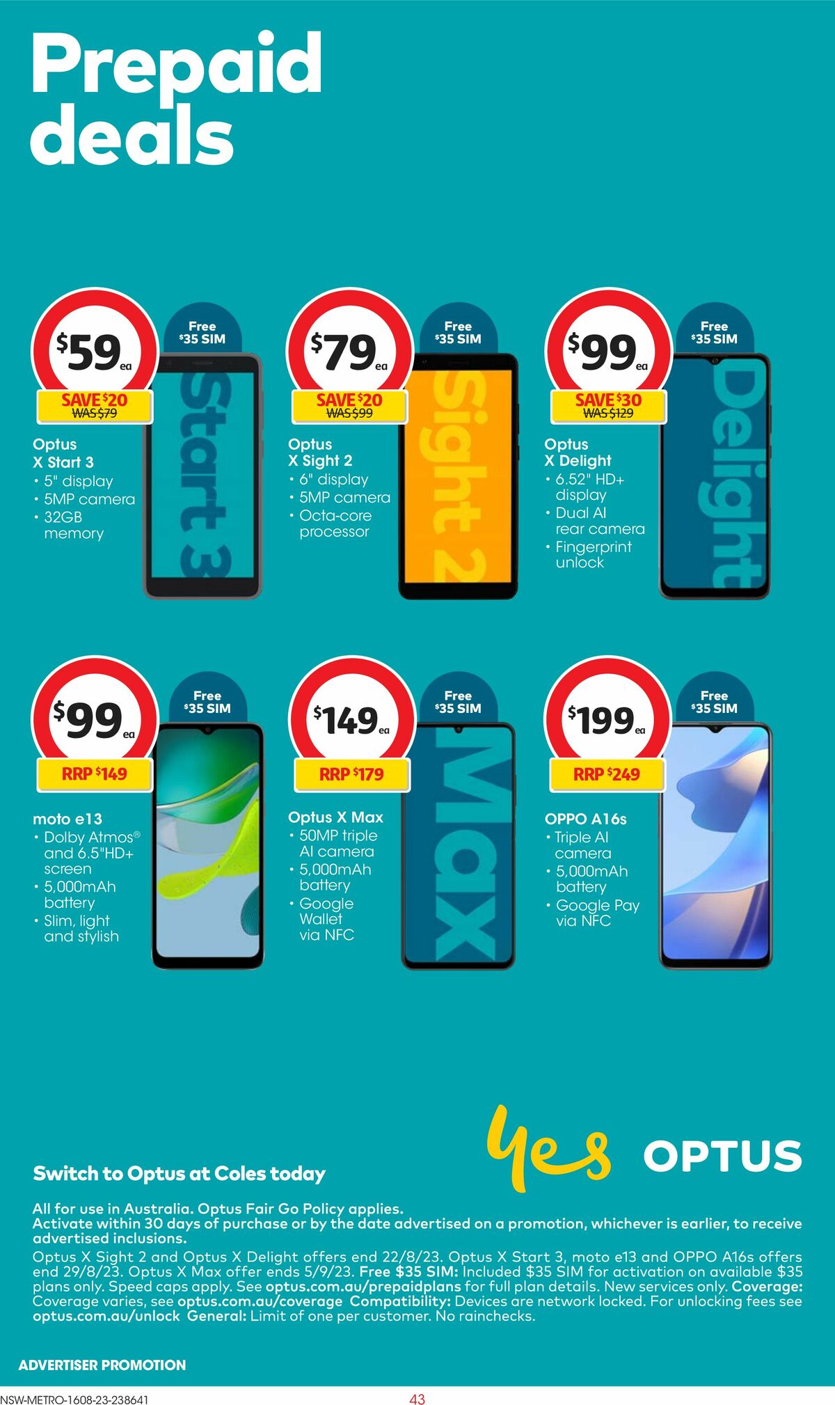 Coles Catalogues from 16 August