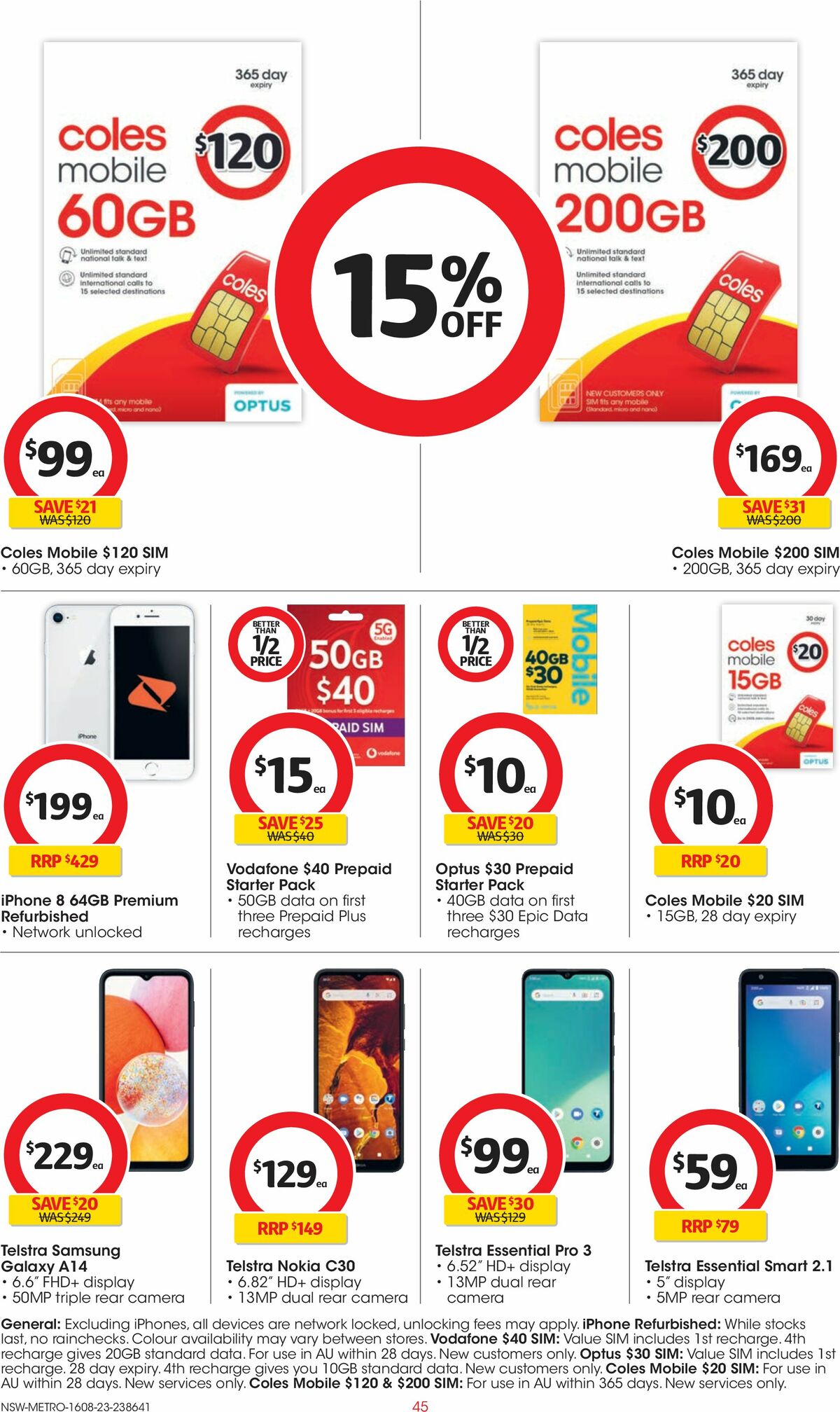 Coles Catalogues from 16 August